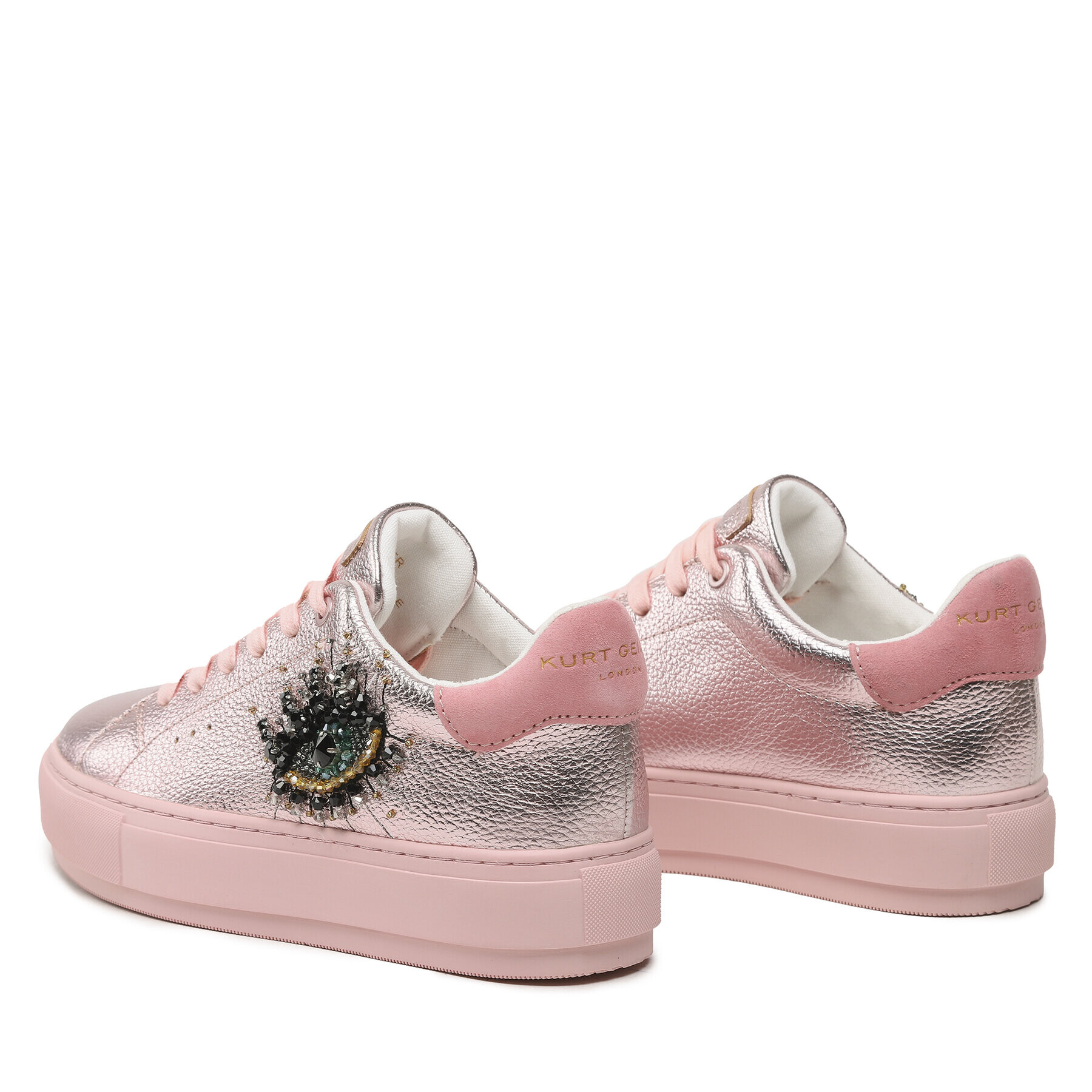 Kurt Geiger Сникърси Laney Eye 8487353109 Розов - Pepit.bg