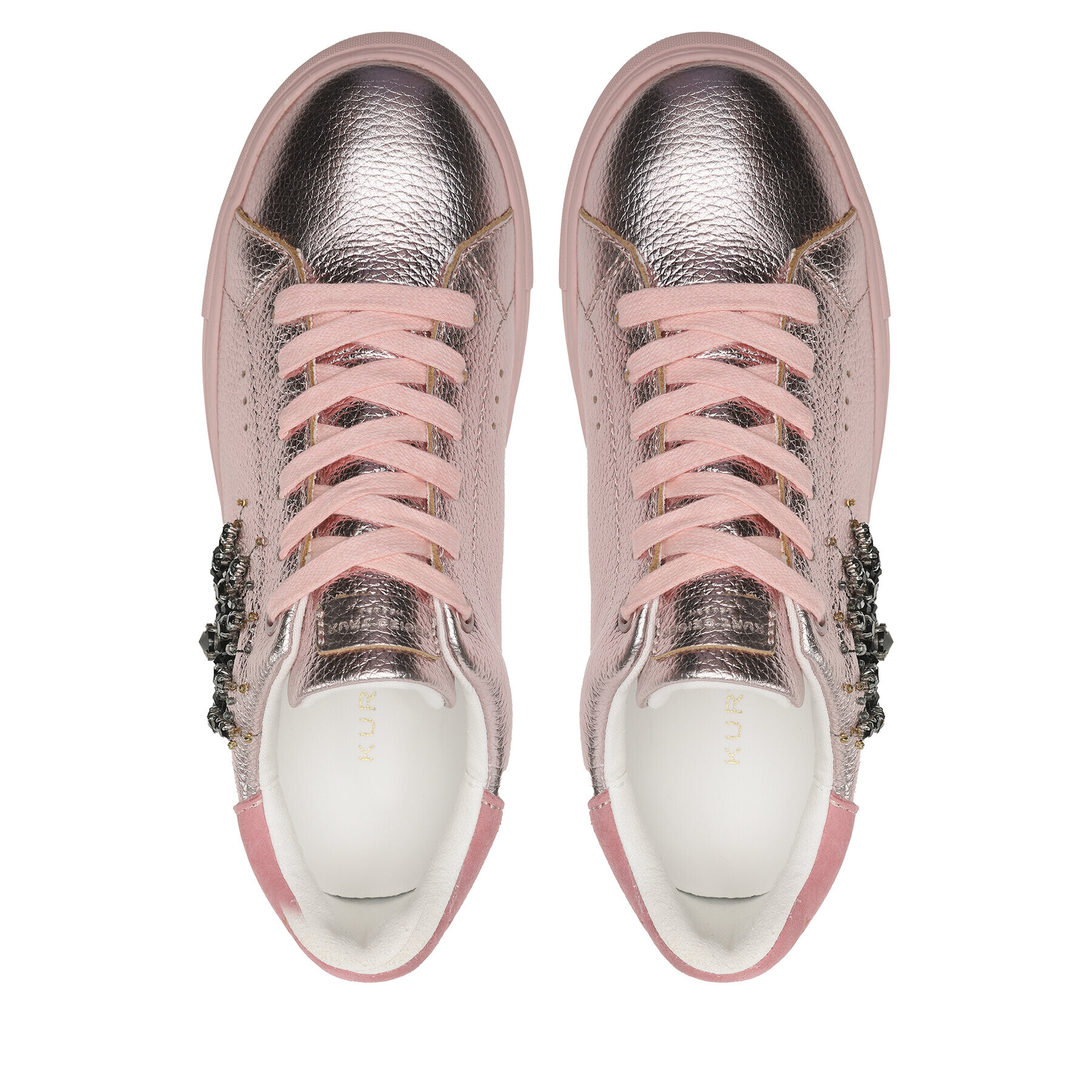 Kurt Geiger Сникърси Laney Eye 8487353109 Розов - Pepit.bg