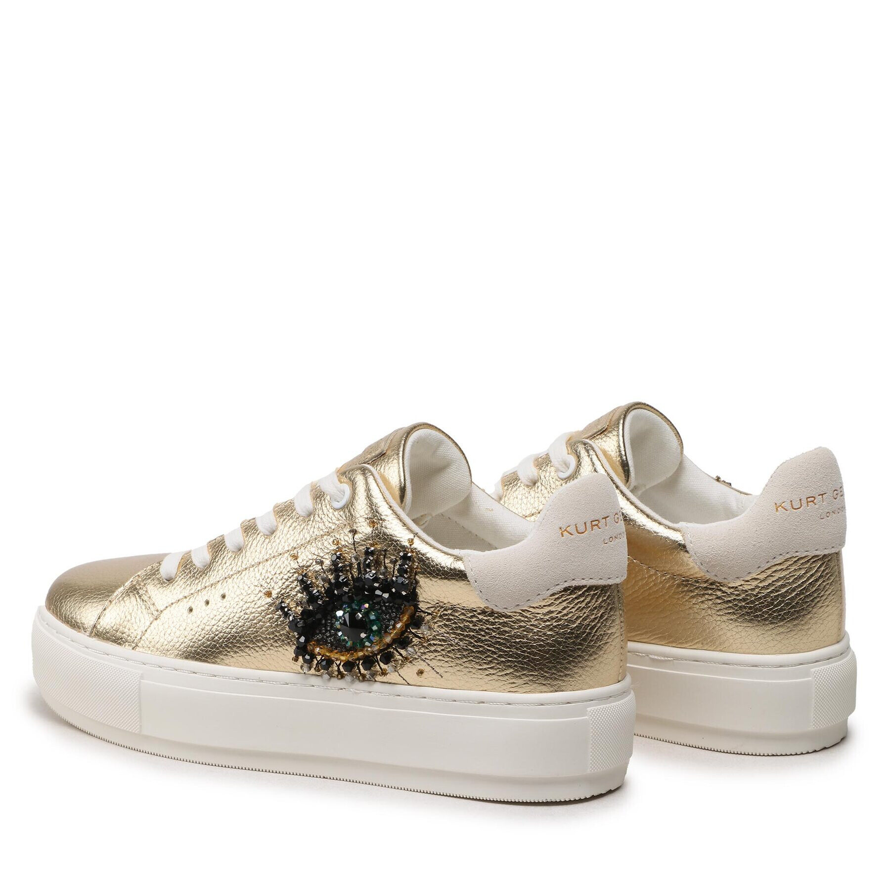 Kurt Geiger Сникърси Laney Eye 8487361109 Златист - Pepit.bg