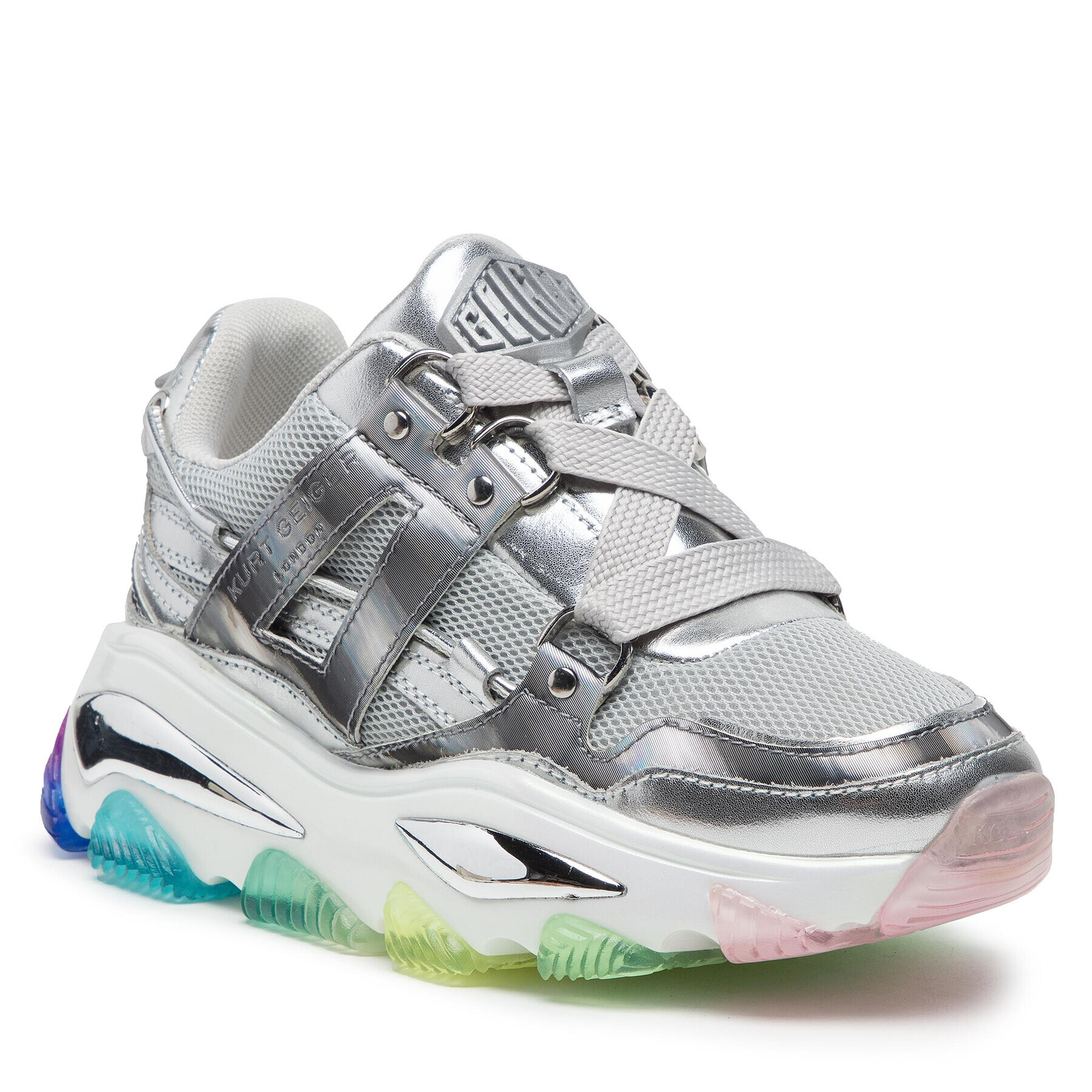 Kurt Geiger Сникърси Lettie 3203263609 Сребрист - Pepit.bg