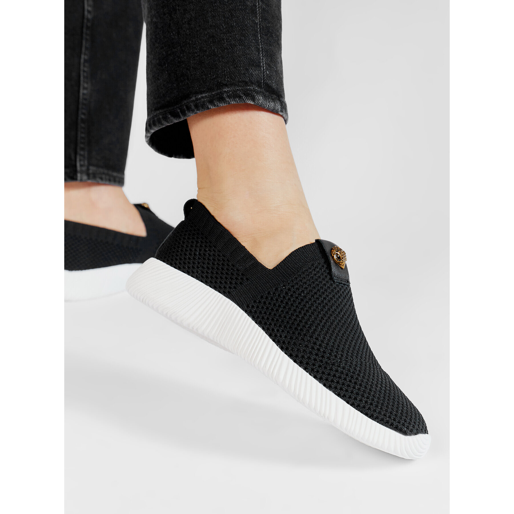 Kurt Geiger Сникърси Lorna 2902300609 Черен - Pepit.bg