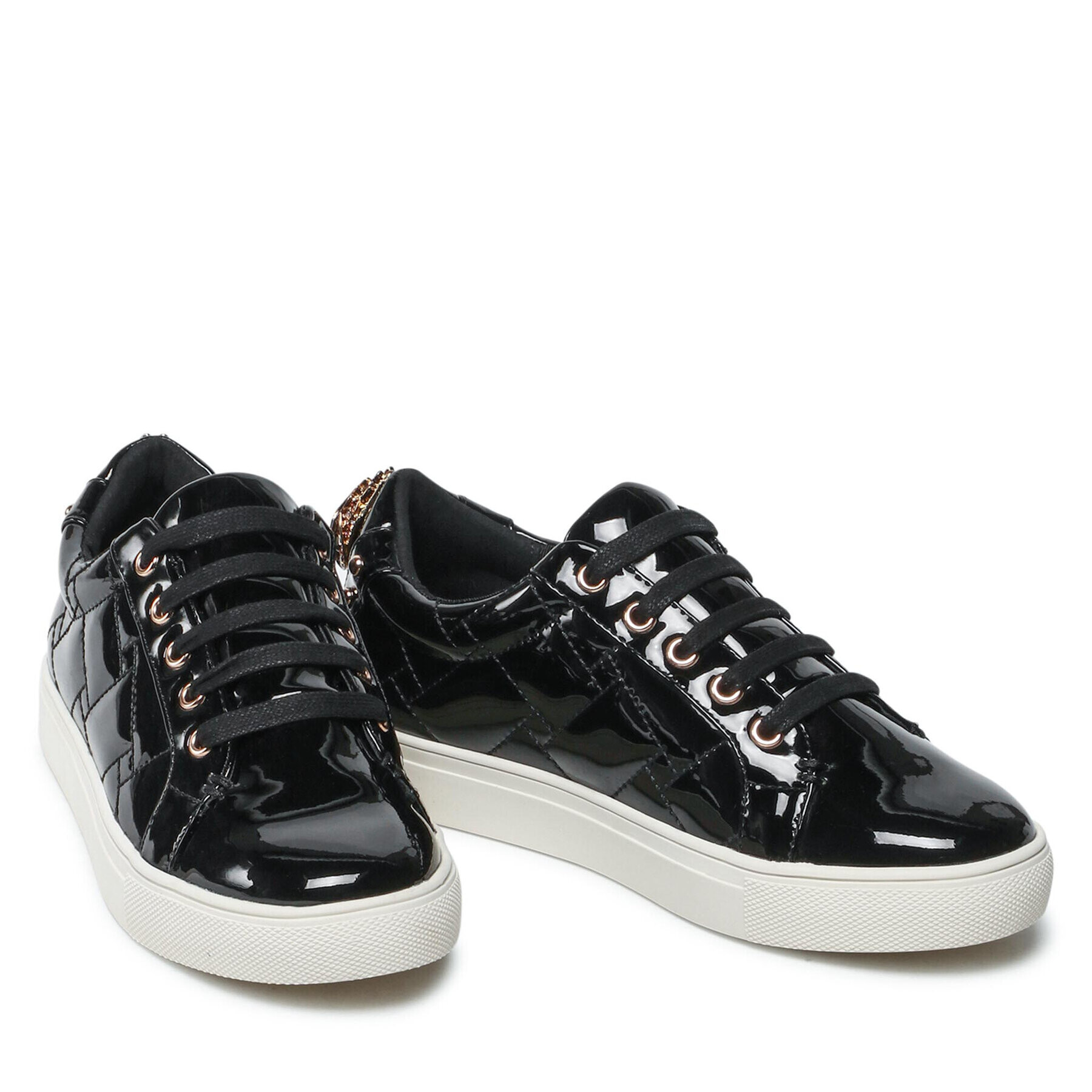 Kurt Geiger Сникърси Ludo 2629800309 Черен - Pepit.bg