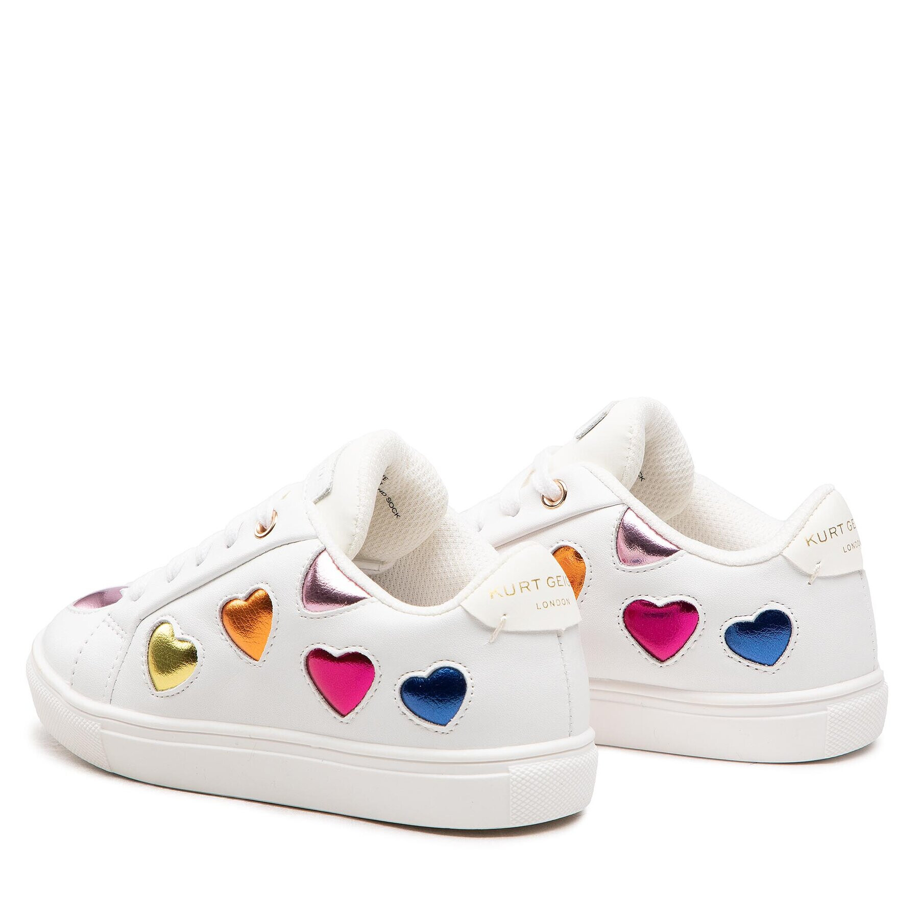 Kurt Geiger Сникърси Mini Lane Love 4005169979 Бял - Pepit.bg