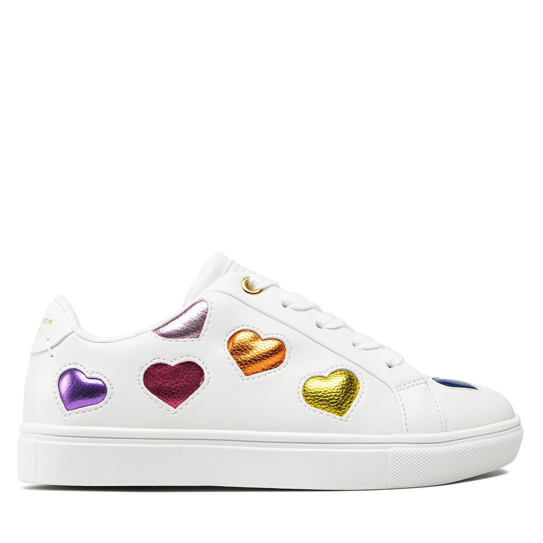 Kurt Geiger Сникърси Mini Lane Love 4010169979 Бял - Pepit.bg