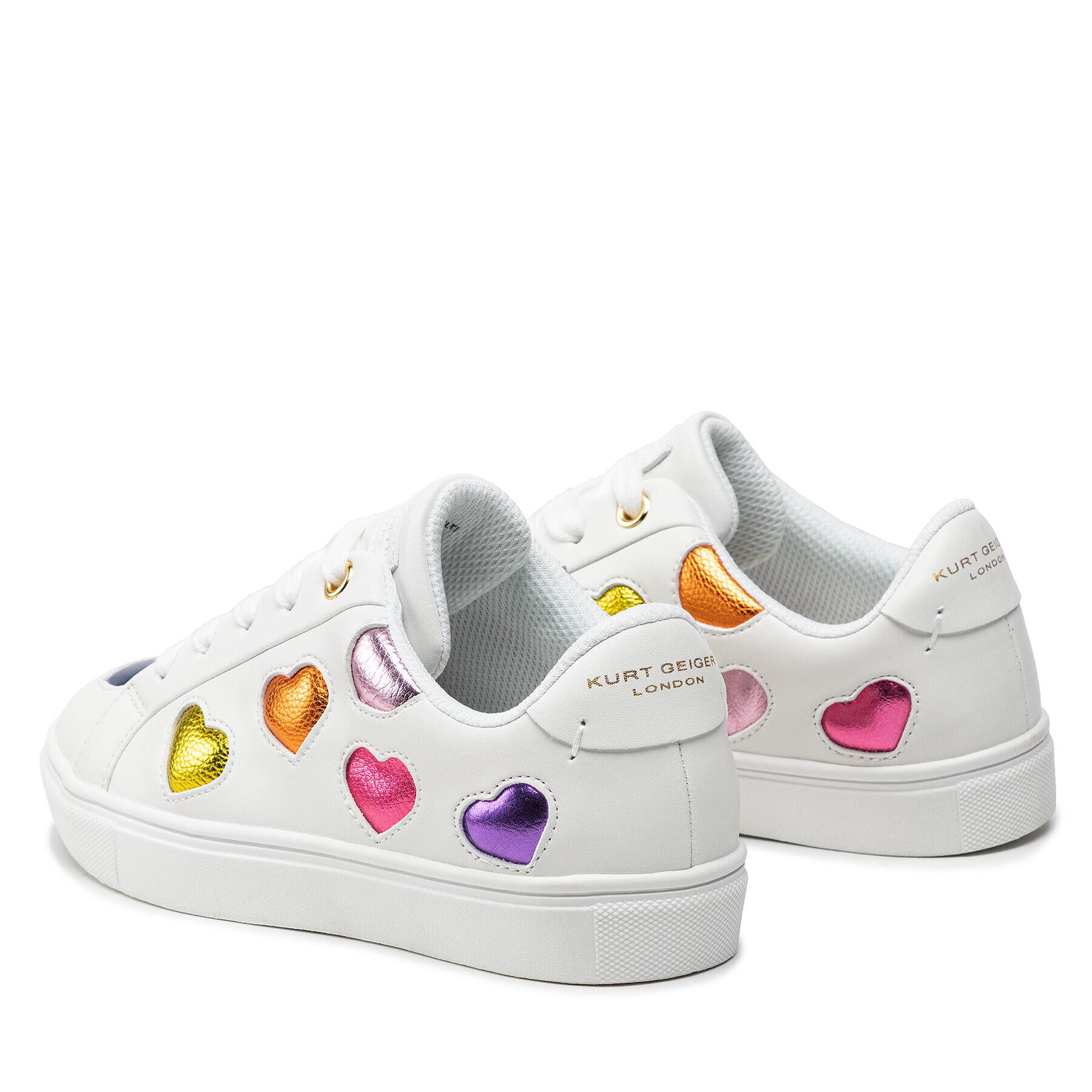 Kurt Geiger Сникърси Mini Lane Love 4010169979 Бял - Pepit.bg