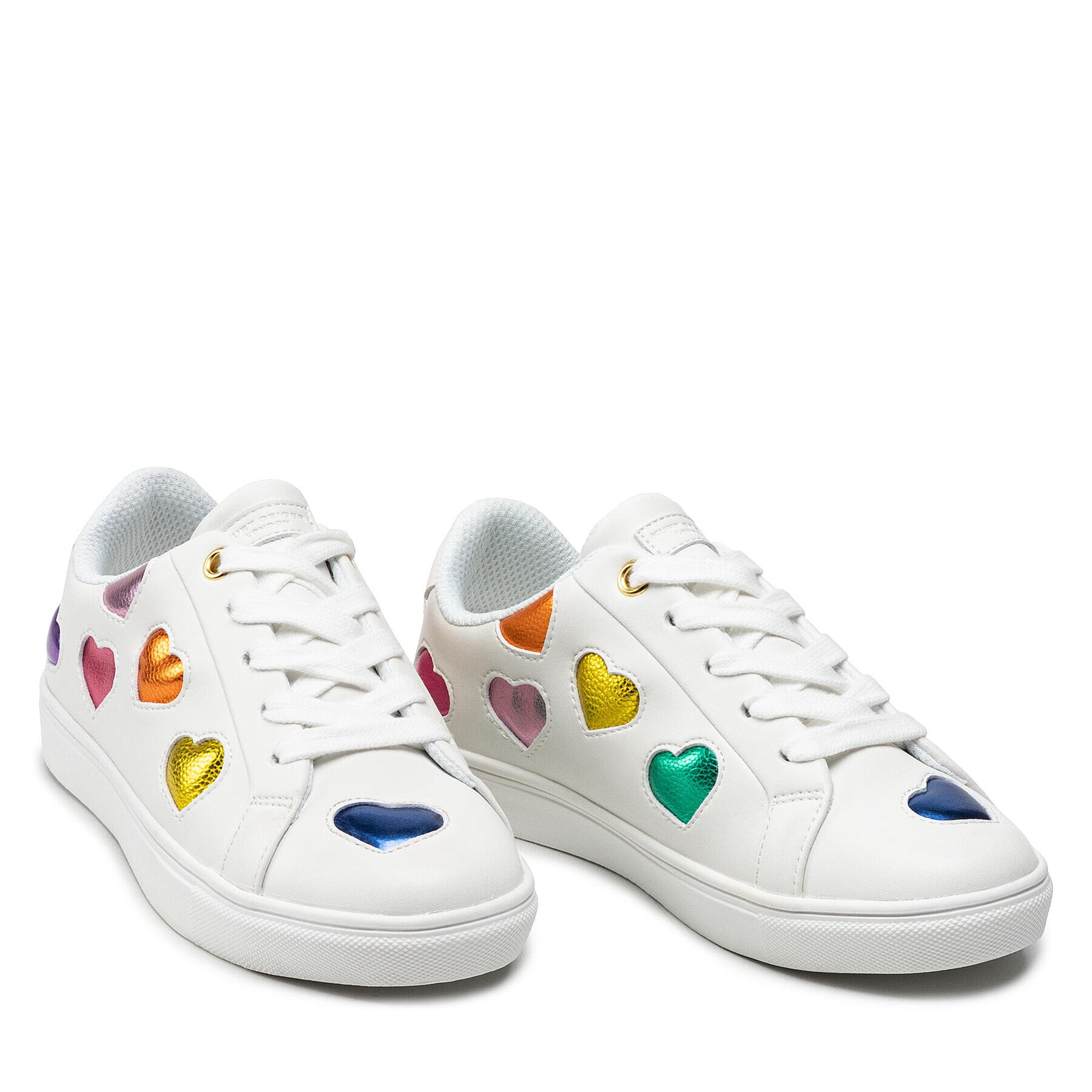 Kurt Geiger Сникърси Mini Lane Love 4010169979 Бял - Pepit.bg