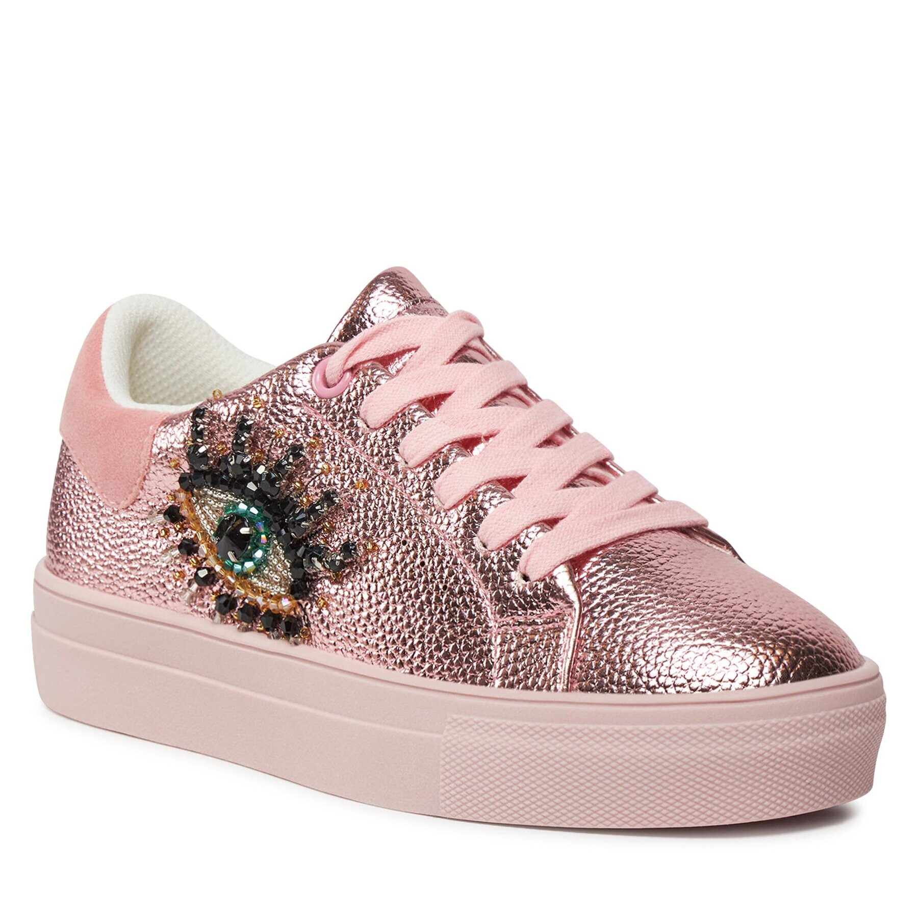 Kurt Geiger Сникърси Mini Laney 9389698109 Розов - Pepit.bg