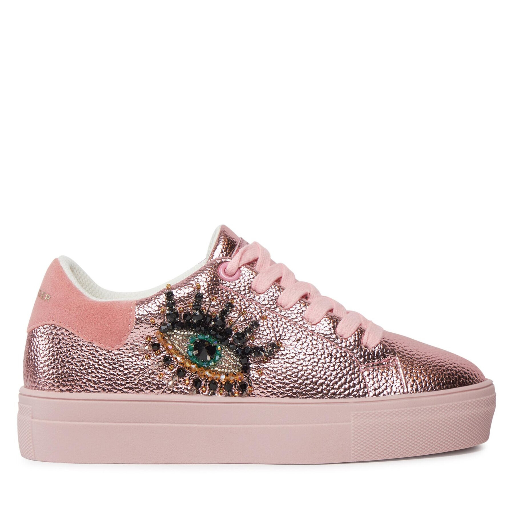 Kurt Geiger Сникърси Mini Laney 9389698109 Розов - Pepit.bg
