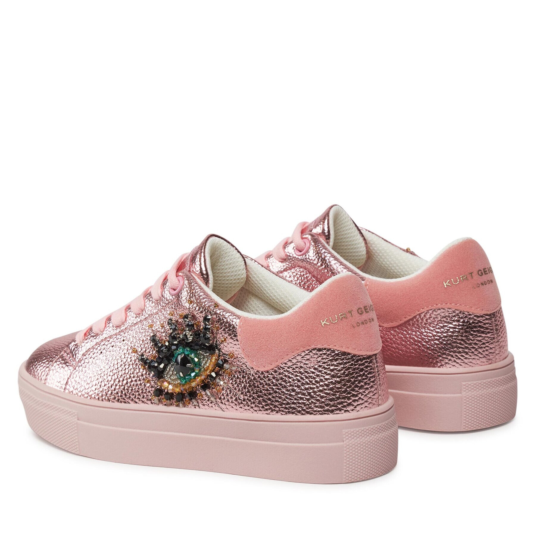 Kurt Geiger Сникърси Mini Laney 9389698109 Розов - Pepit.bg