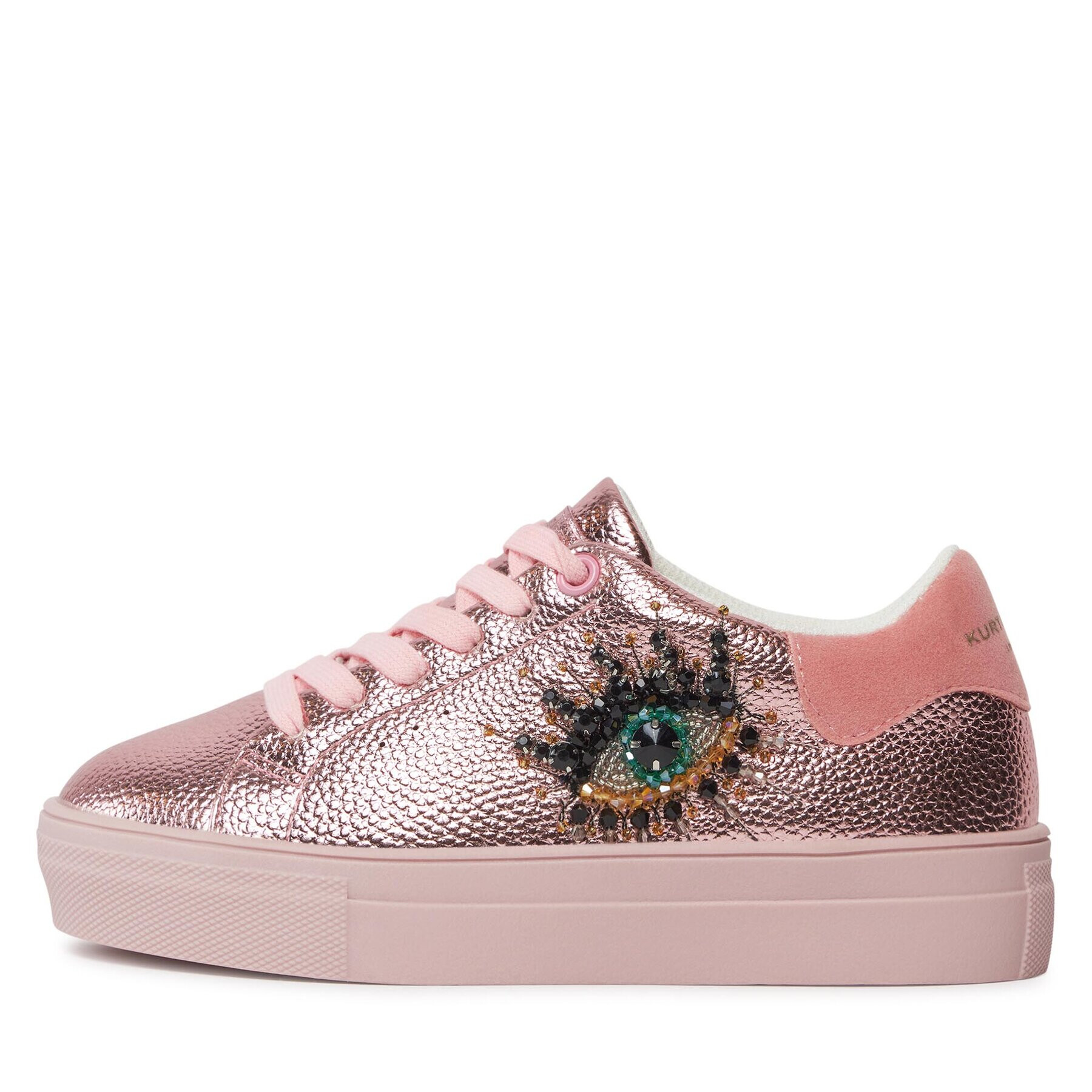 Kurt Geiger Сникърси Mini Laney 9389698109 Розов - Pepit.bg