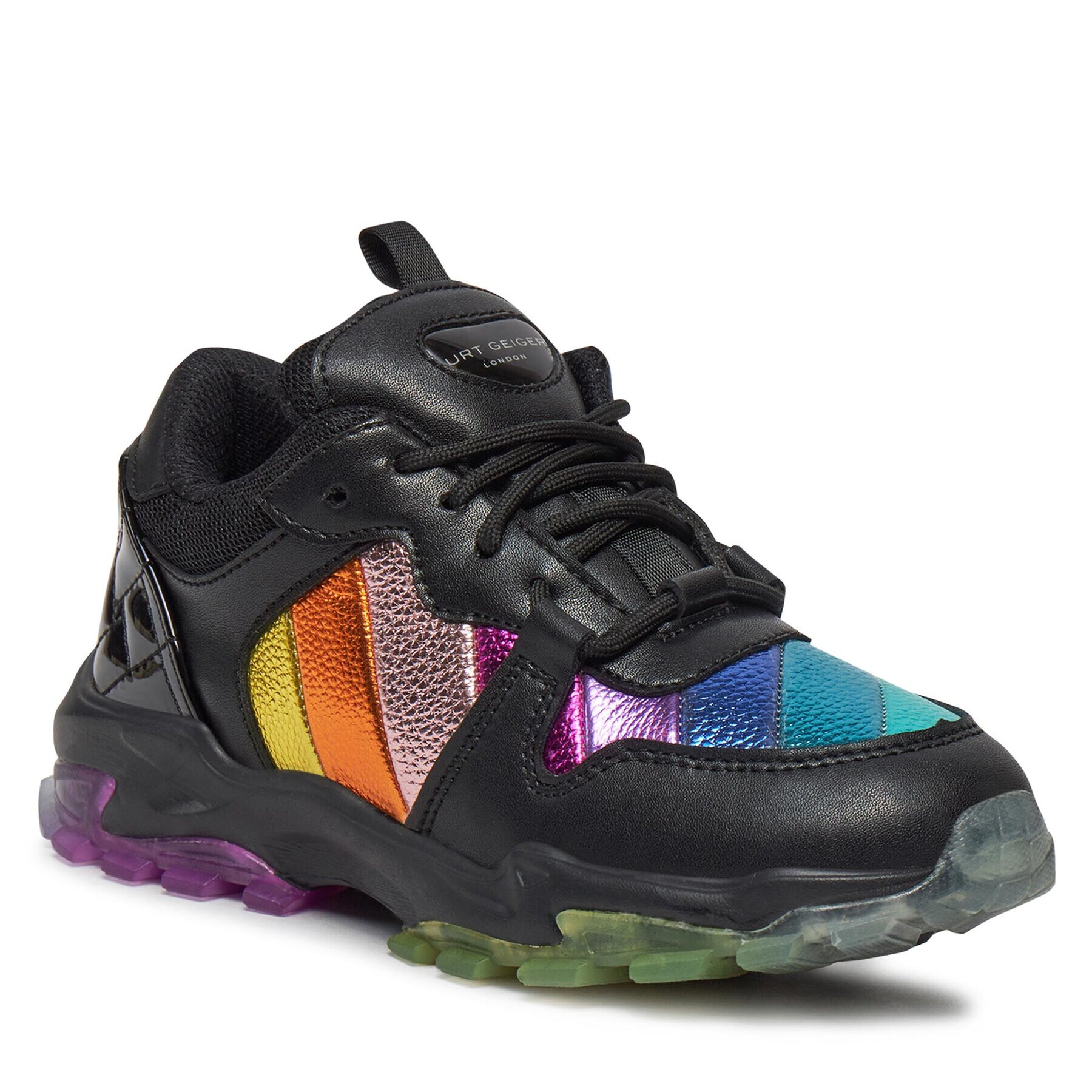 Kurt Geiger Сникърси Mini Lettie Eagle 652000109 Черен - Pepit.bg