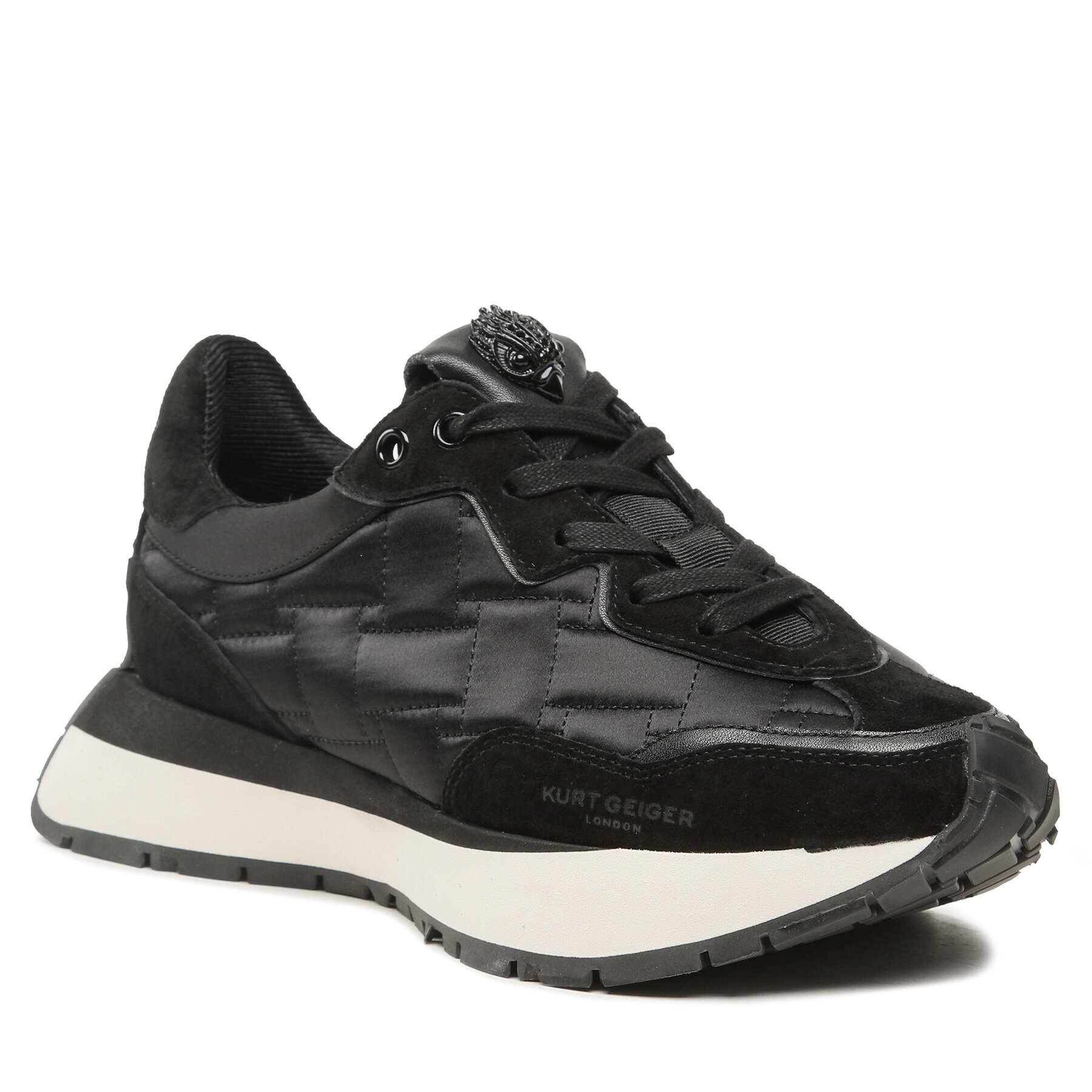 Kurt Geiger Сникърси Nylon Quilt Trainer 9796600609 Черен - Pepit.bg