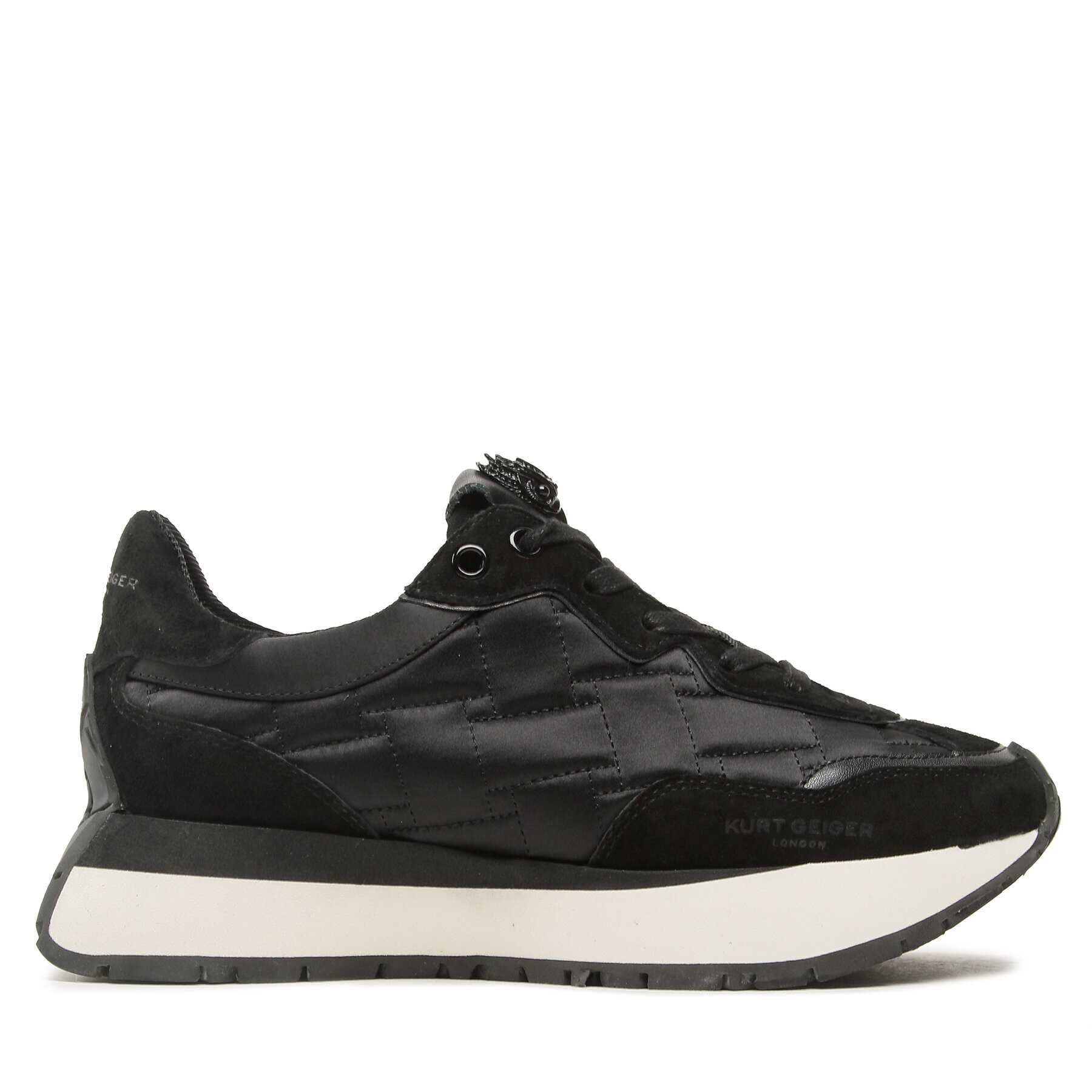 Kurt Geiger Сникърси Nylon Quilt Trainer 9796600609 Черен - Pepit.bg