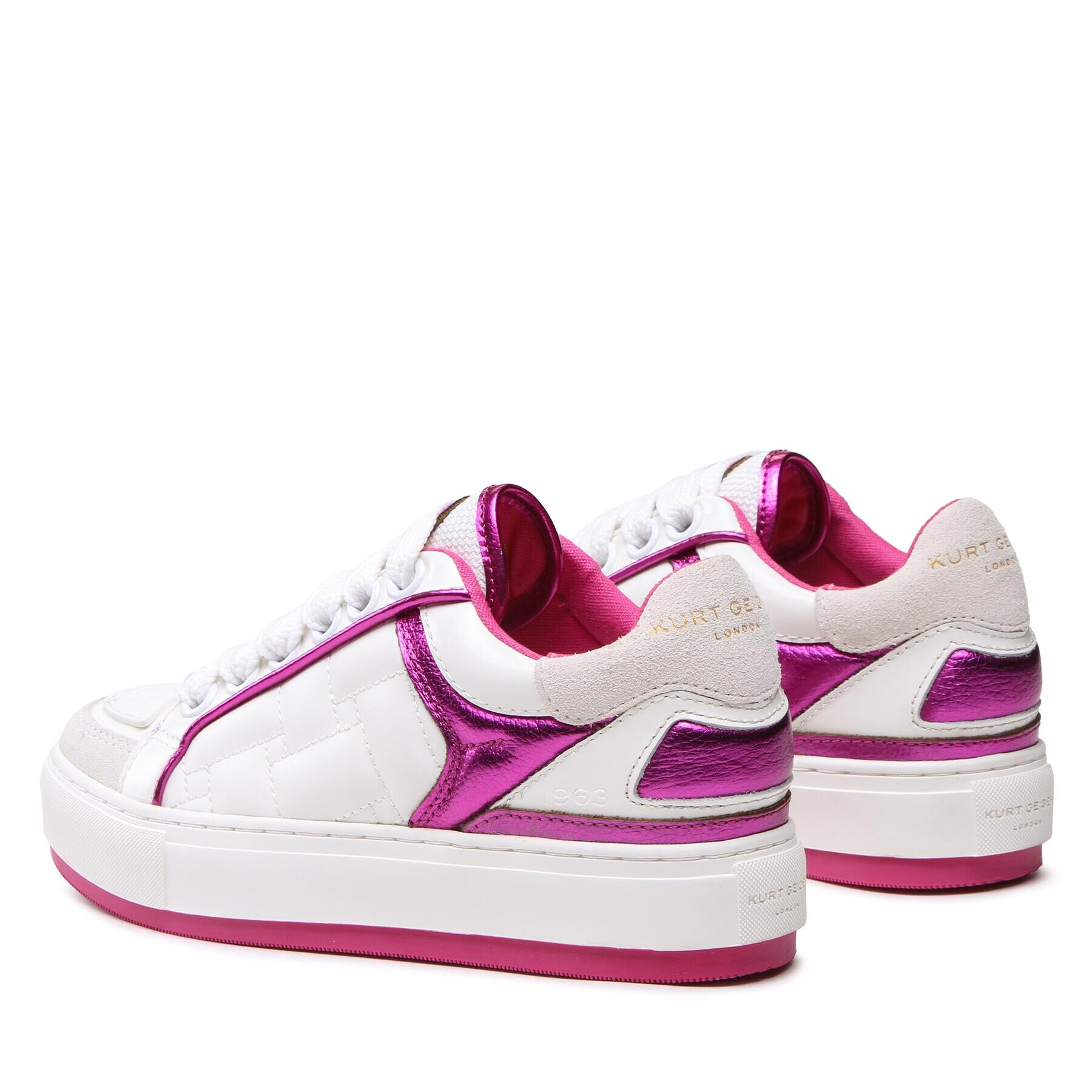 Kurt Geiger Сникърси Southbank 9564358109 Бял - Pepit.bg