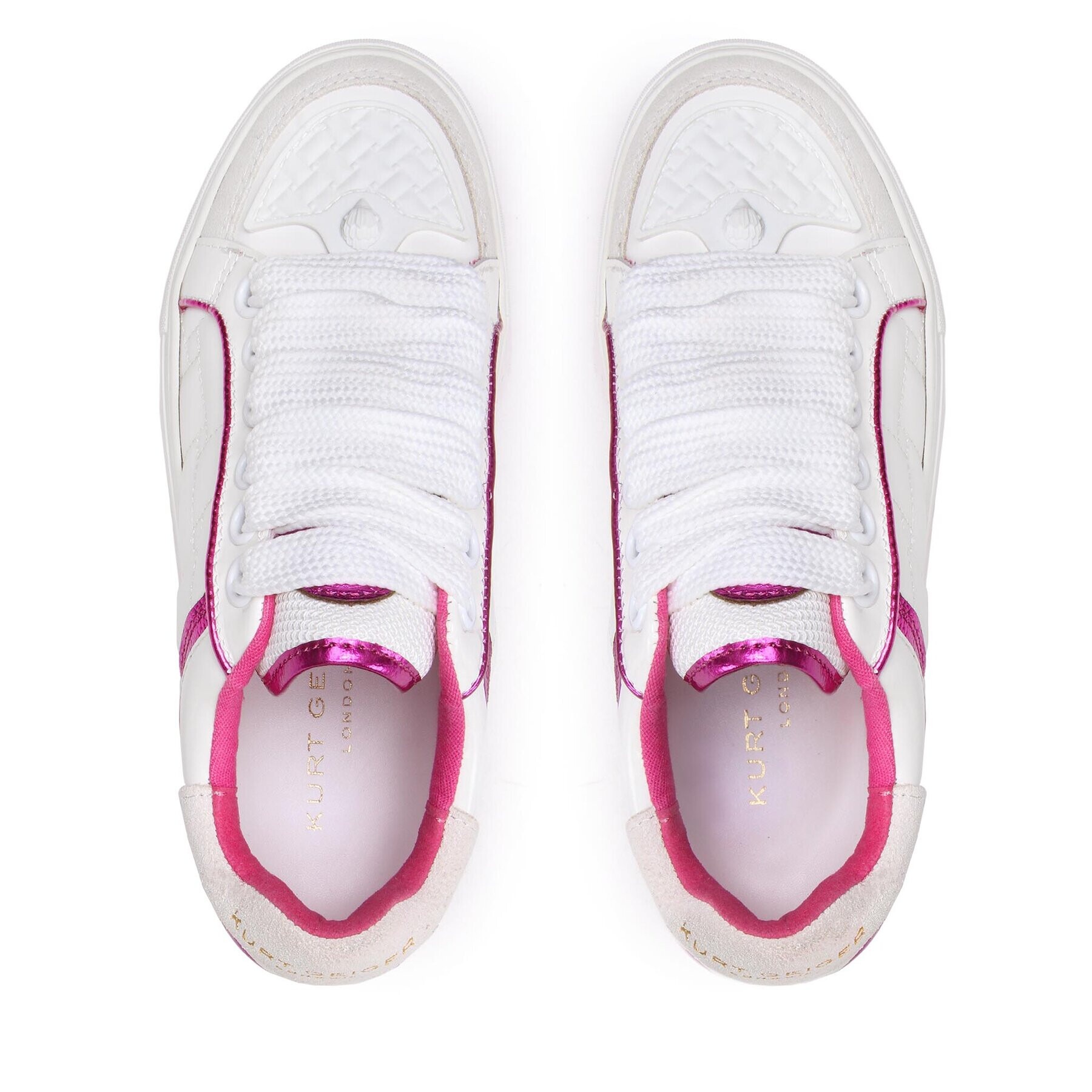 Kurt Geiger Сникърси Southbank 9564358109 Бял - Pepit.bg
