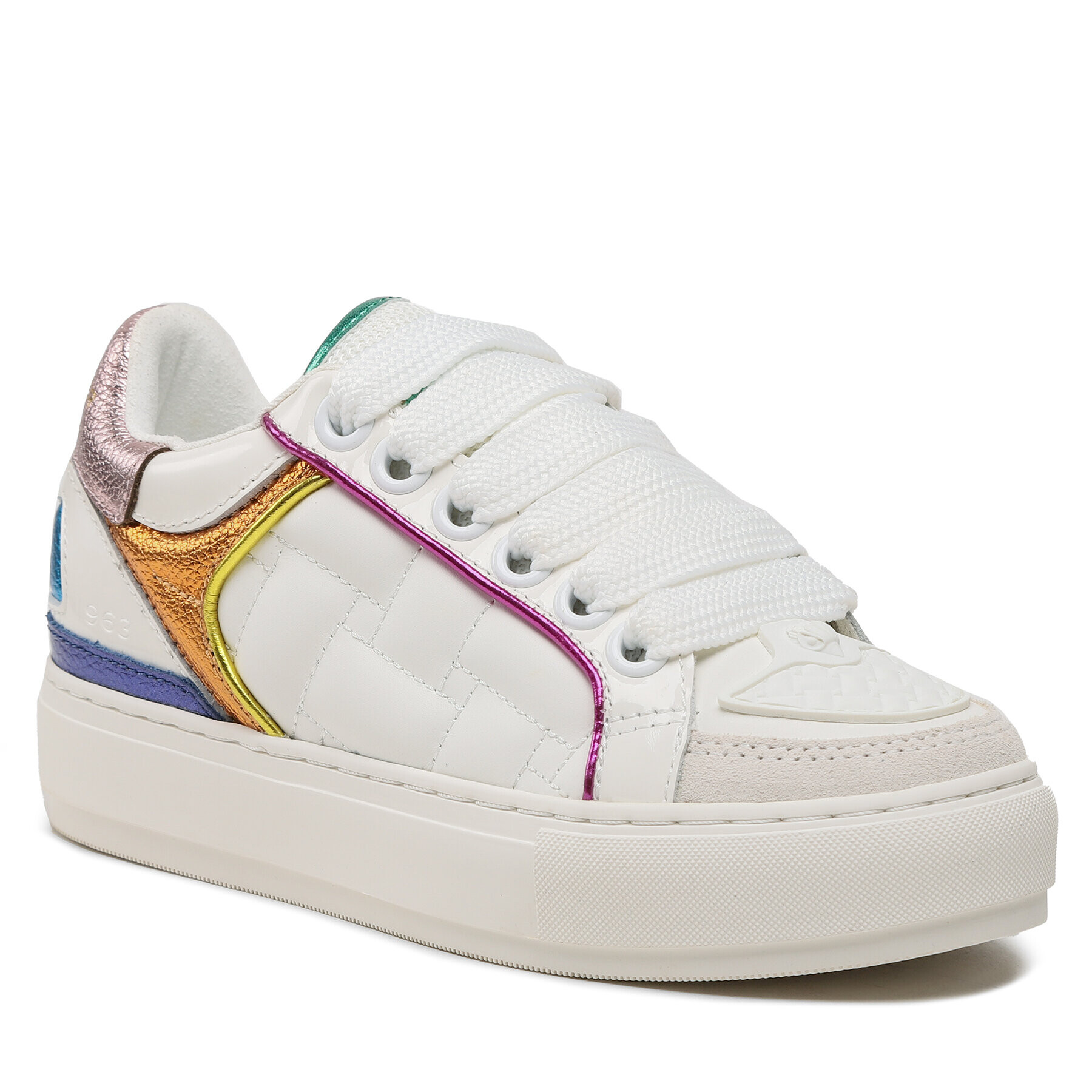 Kurt Geiger Сникърси Southbank 9564369109 Бял - Pepit.bg