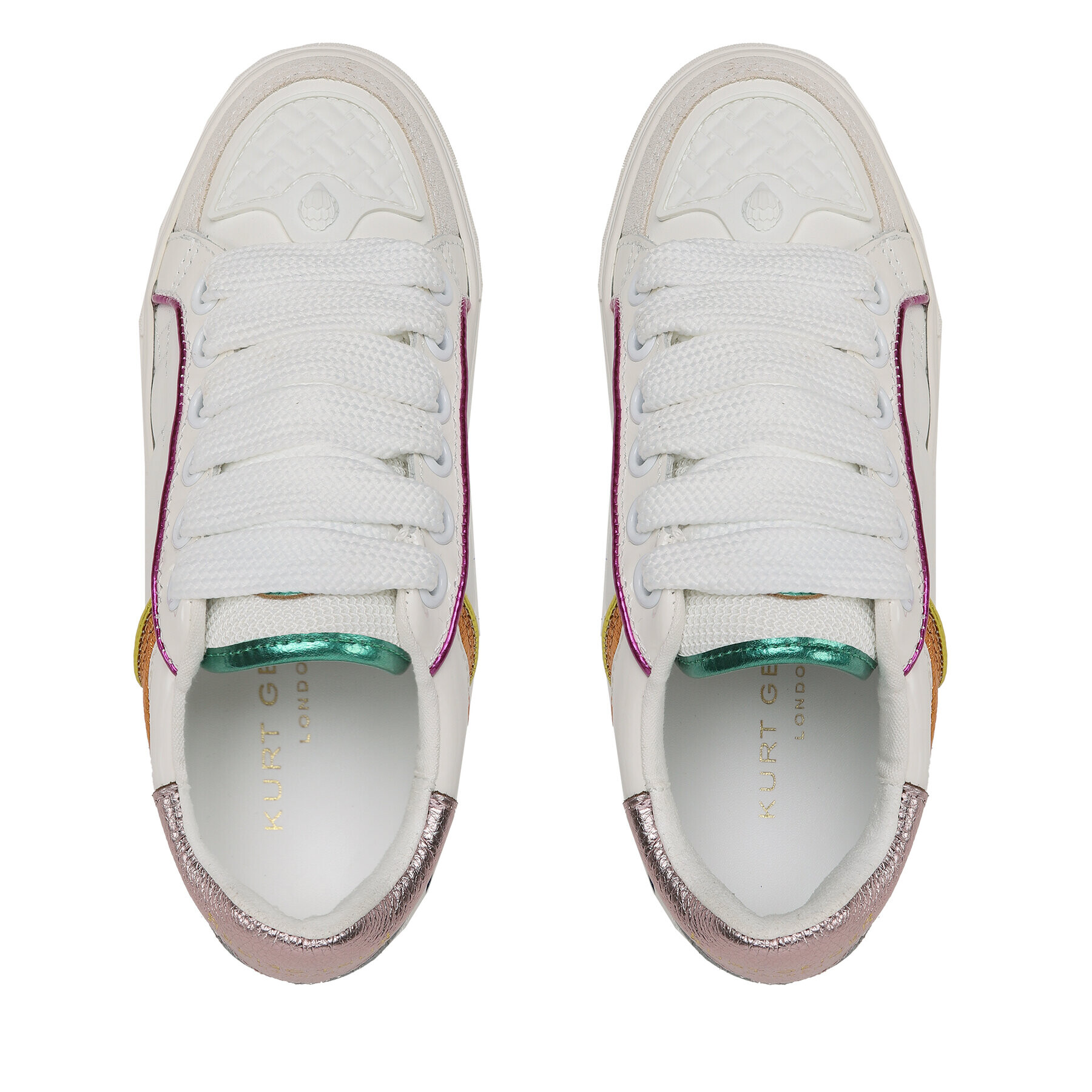 Kurt Geiger Сникърси Southbank 9564369109 Бял - Pepit.bg