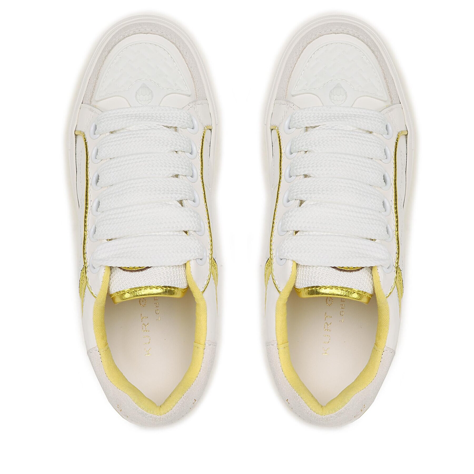 Kurt Geiger Сникърси Southbank 9564393109 Бял - Pepit.bg