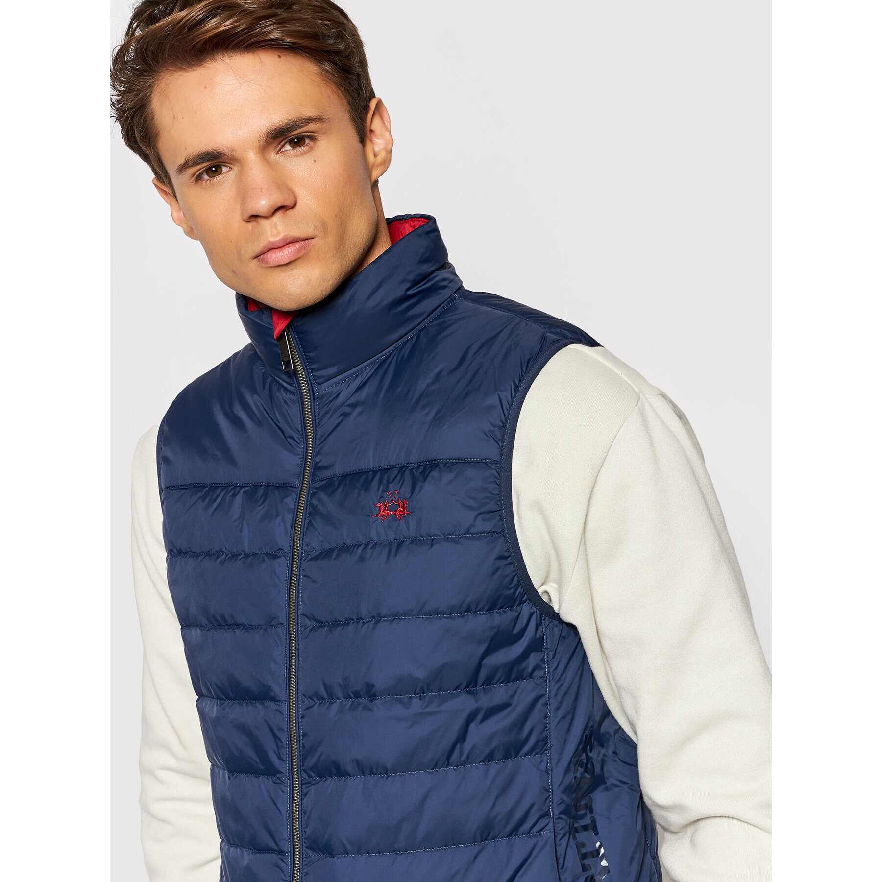 La Martina Елек SMO001 PA012 Тъмносин Regular Fit - Pepit.bg