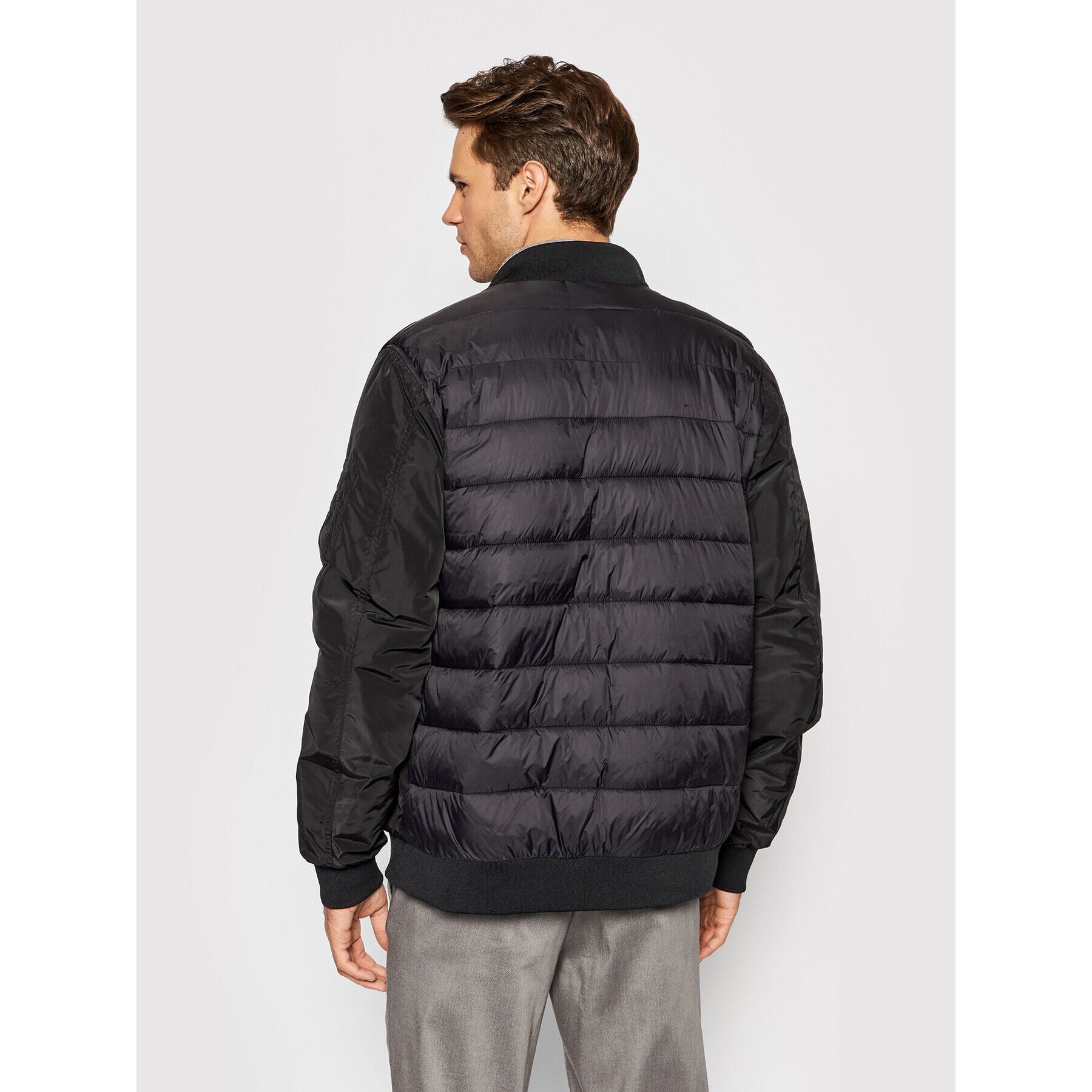 La Martina Преходно яке SMO008 PA004 Черен Regular Fit - Pepit.bg