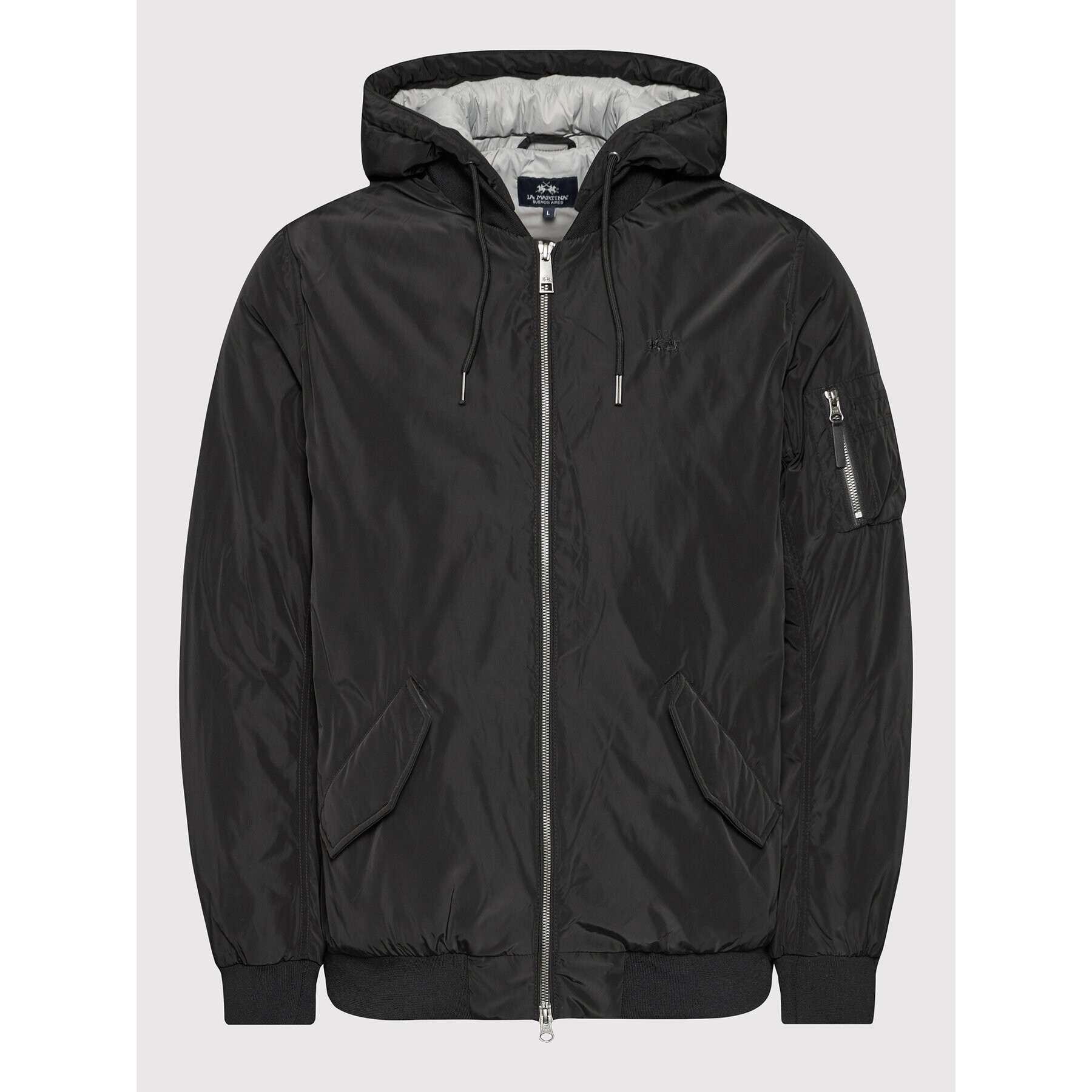 La Martina Преходно яке SMO008 PA004 Черен Regular Fit - Pepit.bg