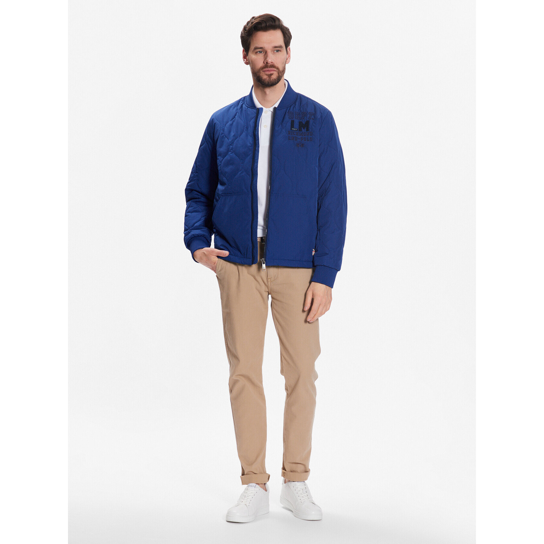 La Martina Преходно яке VMO300 PL028 Син Regular Fit - Pepit.bg