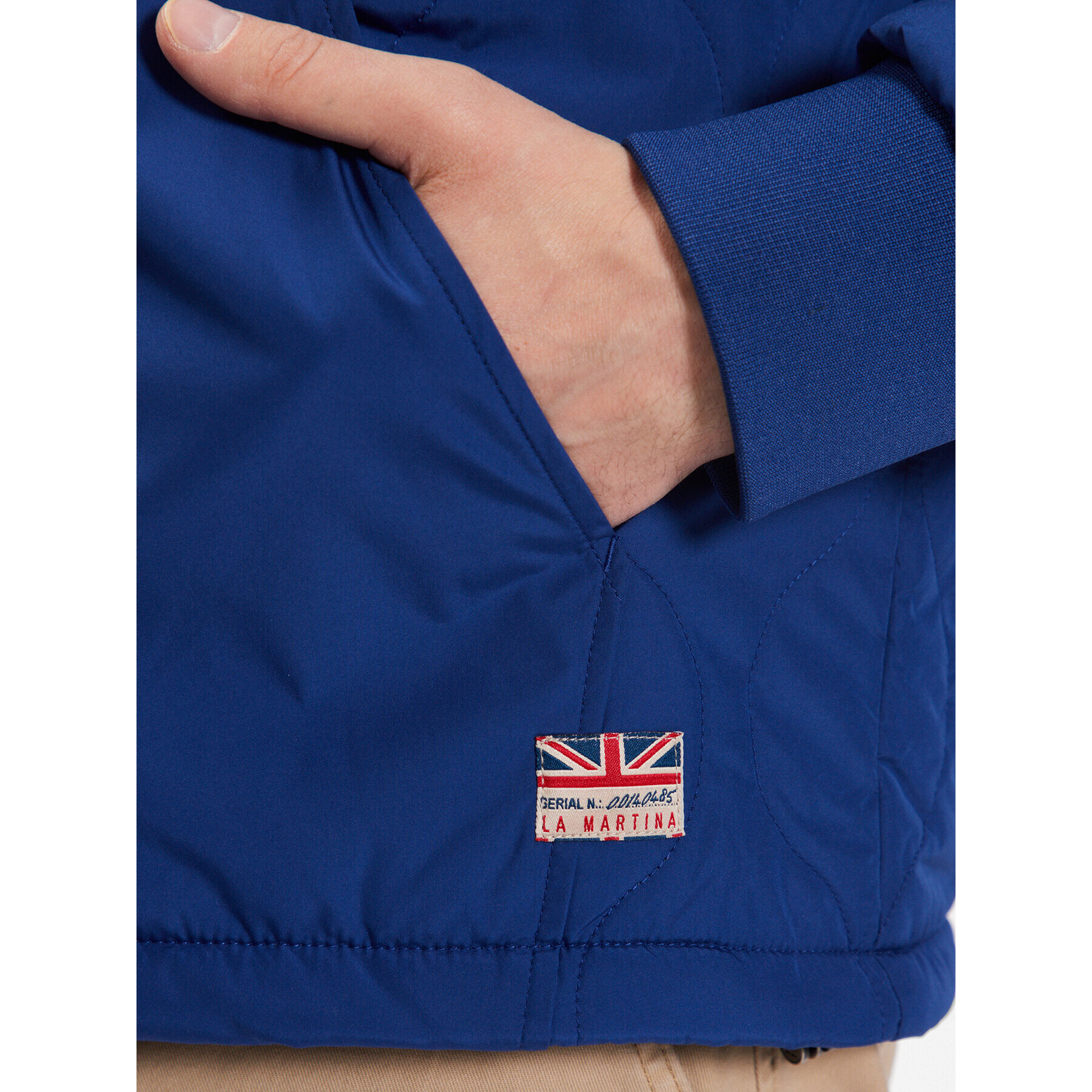 La Martina Преходно яке VMO300 PL028 Син Regular Fit - Pepit.bg