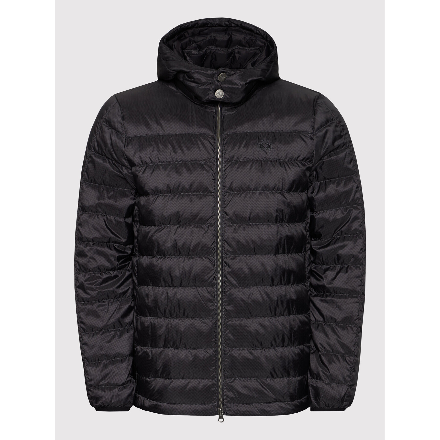 La Martina Пухено яке SMO002 PL109 Черен Regular Fit - Pepit.bg