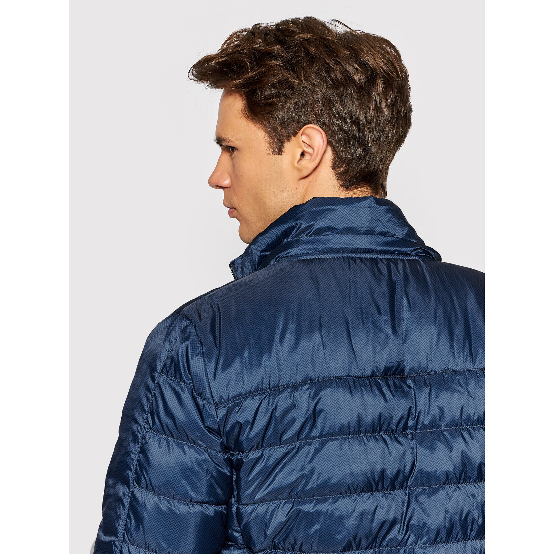 La Martina Пухено яке SMO002 PL109 Тъмносин Regular Fit - Pepit.bg