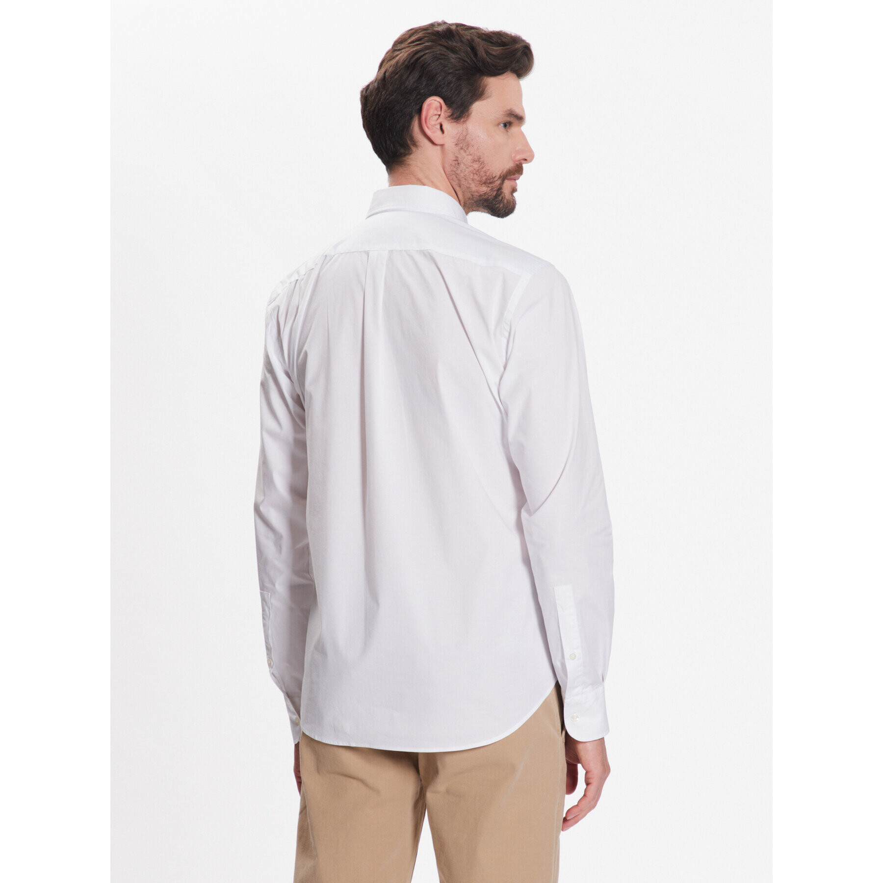 La Martina Риза VMCG30 PP483 Бял Regular Fit - Pepit.bg