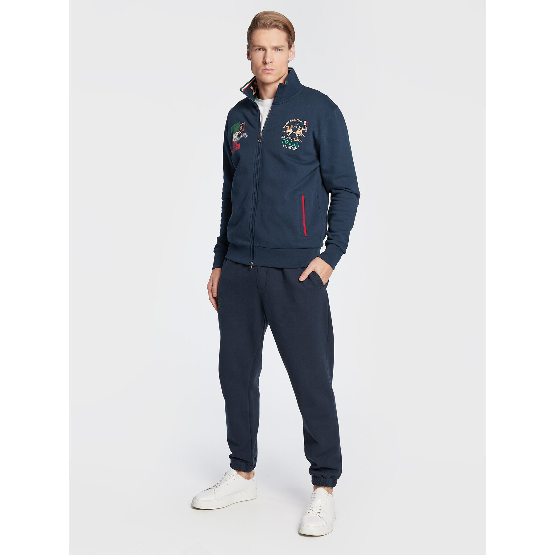 La Martina Суитшърт UMF311 FP529 Тъмносин Regular Fit - Pepit.bg