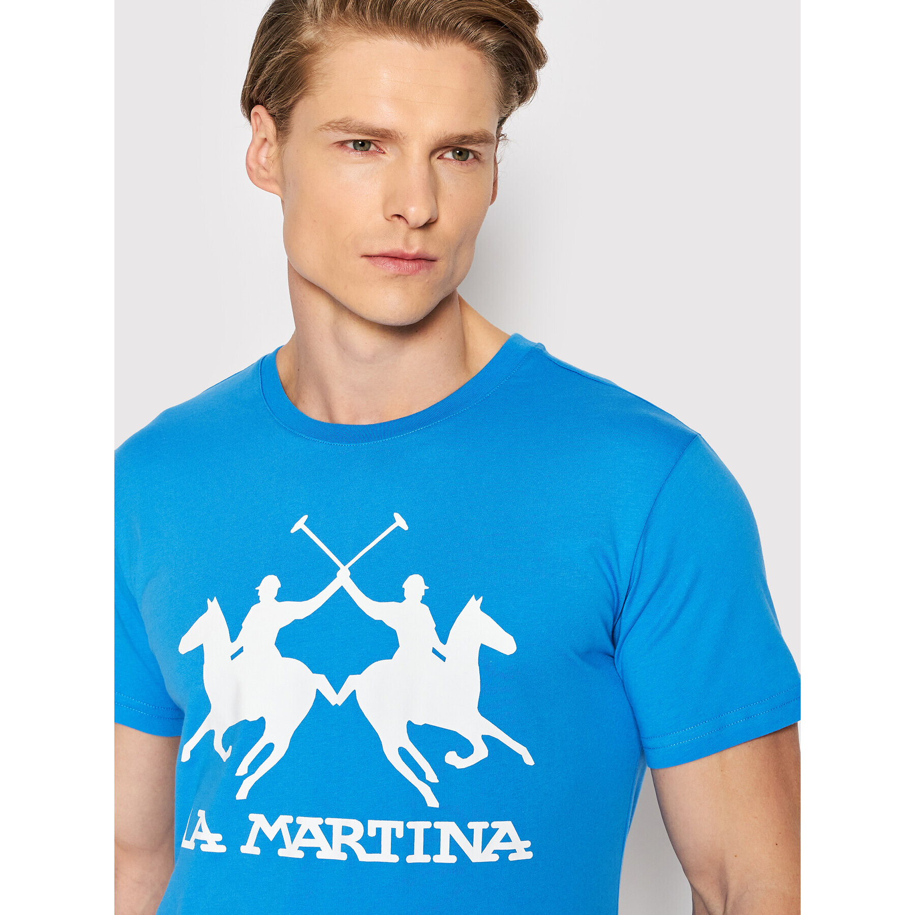 La Martina Тишърт TMR001 JS206 Син Regular Fit - Pepit.bg