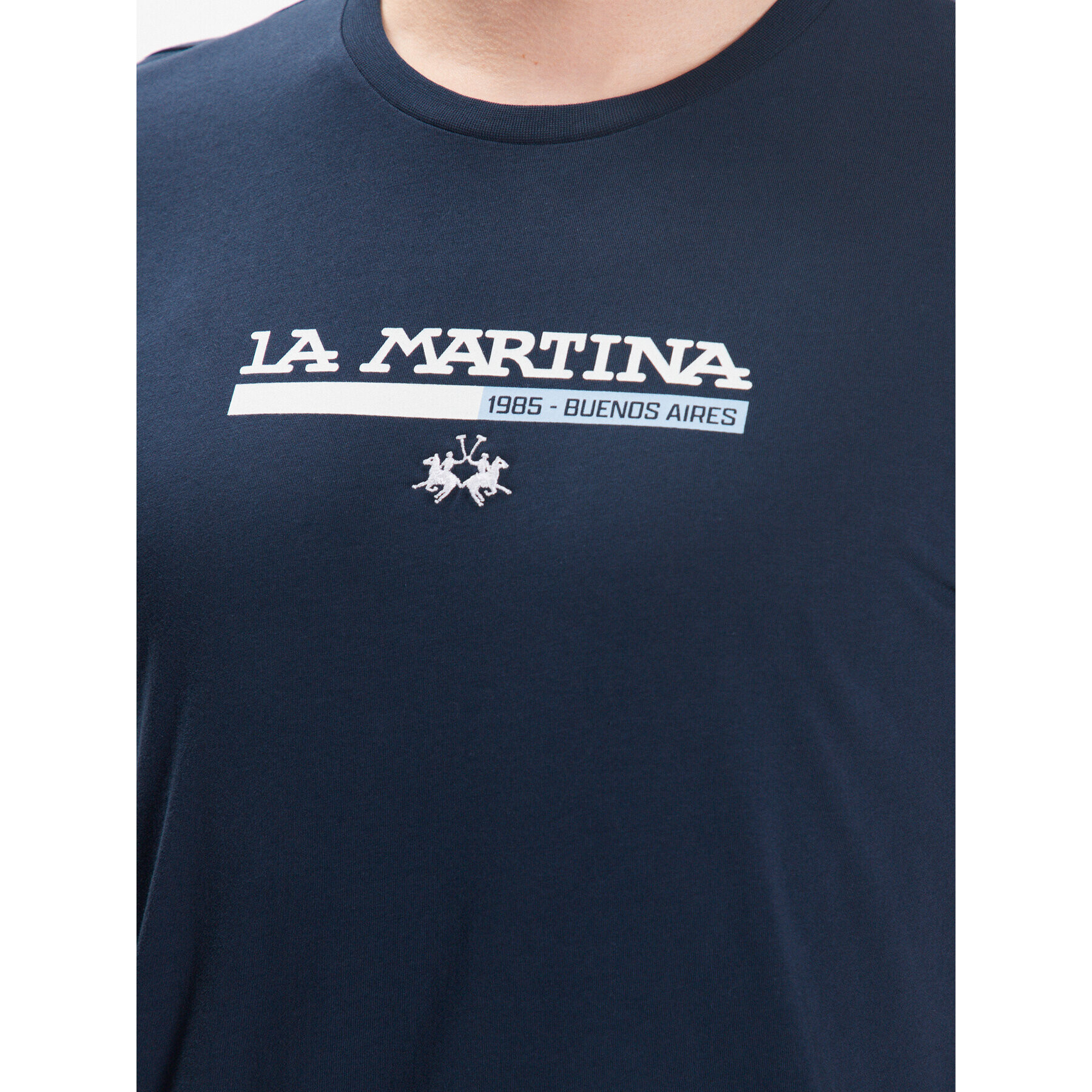 La Martina Тишърт VMR010 JS206 Тъмносин Regular Fit - Pepit.bg