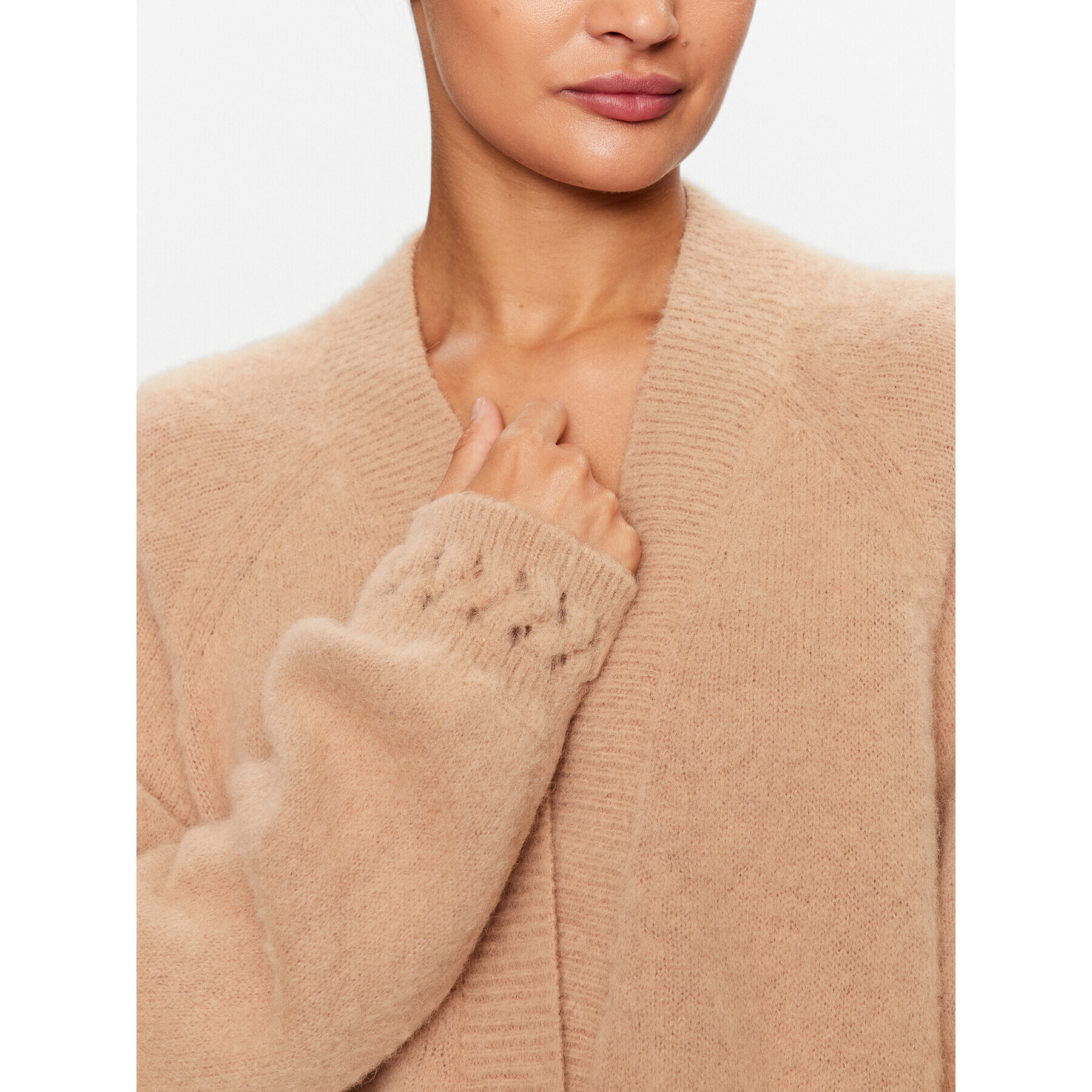 La Perla Кардиган 0056190 Бежов Relaxed Fit - Pepit.bg