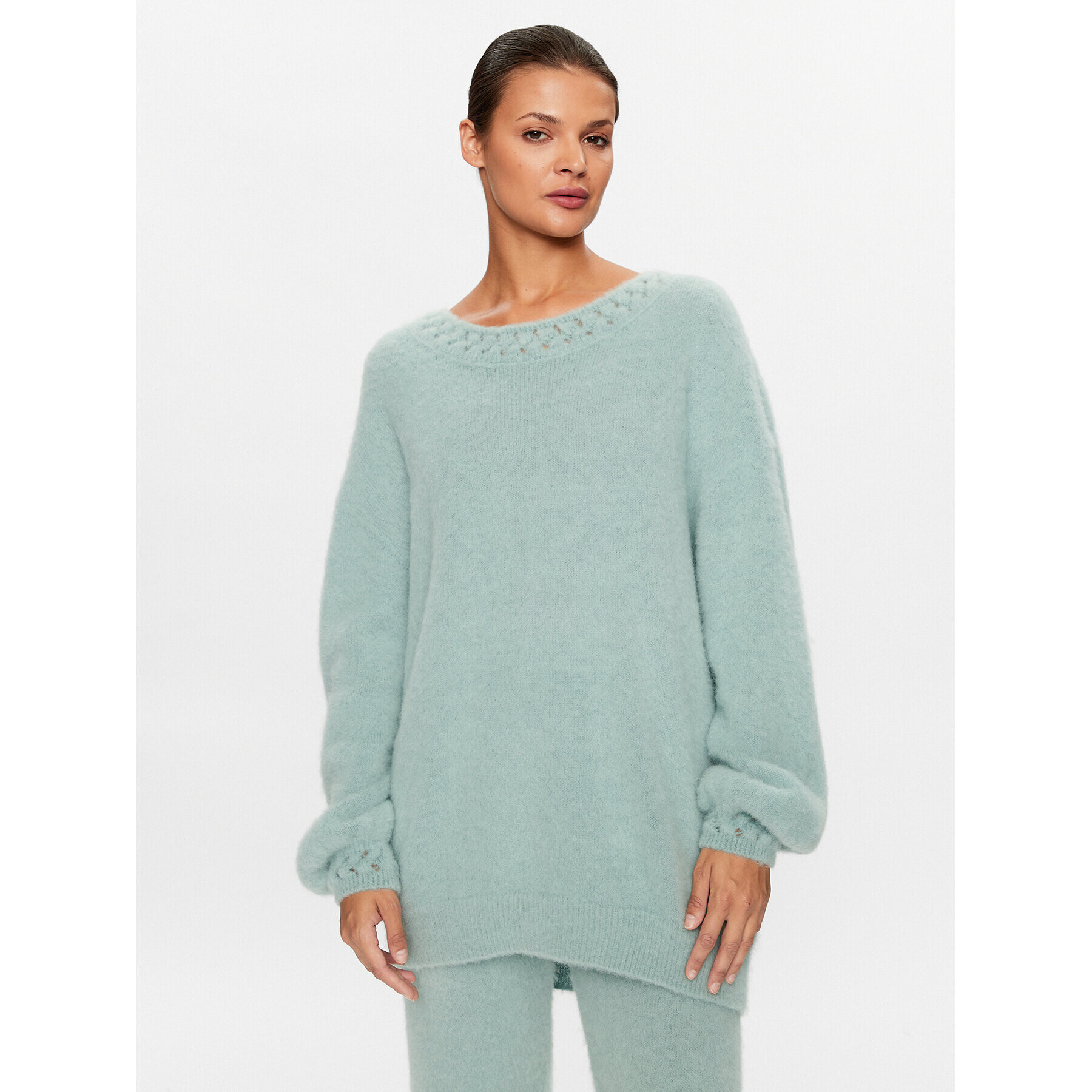 La Perla Пуловер 0055940 Зелен Relaxed Fit - Pepit.bg