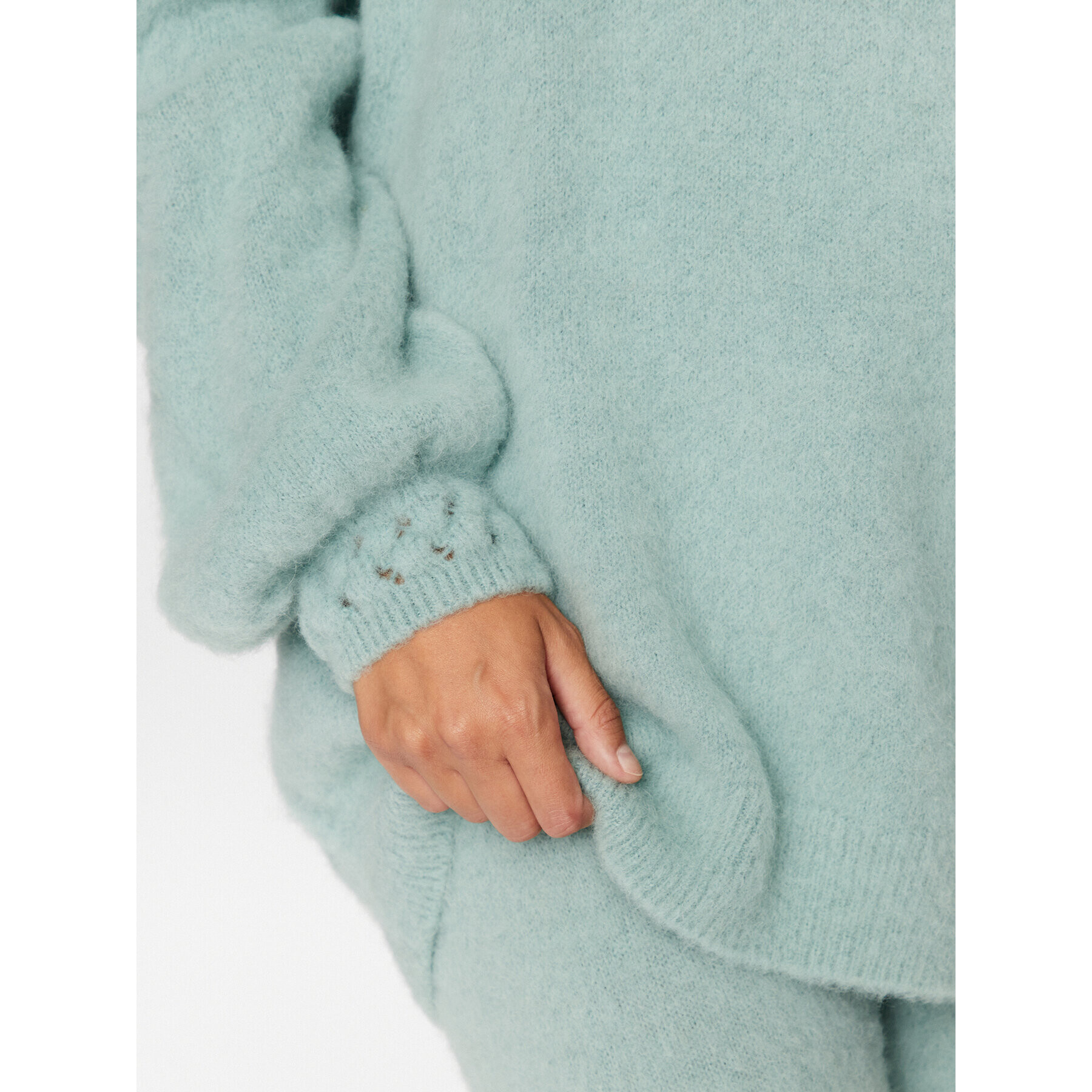 La Perla Пуловер 0055940 Зелен Relaxed Fit - Pepit.bg