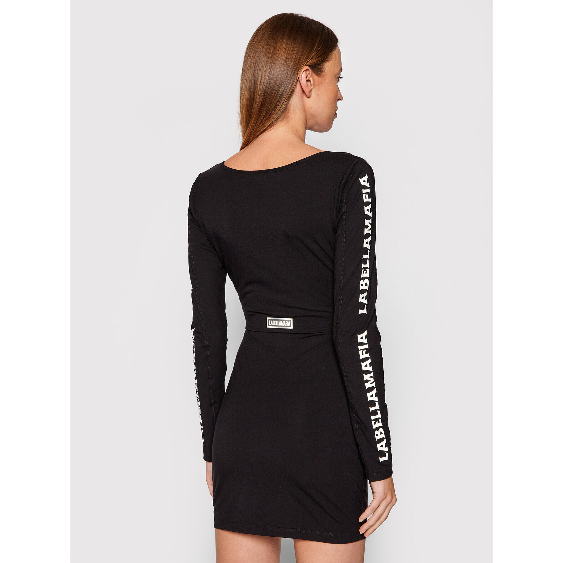 LaBellaMafia Ежедневна рокля 21703 Черен Slim Fit - Pepit.bg