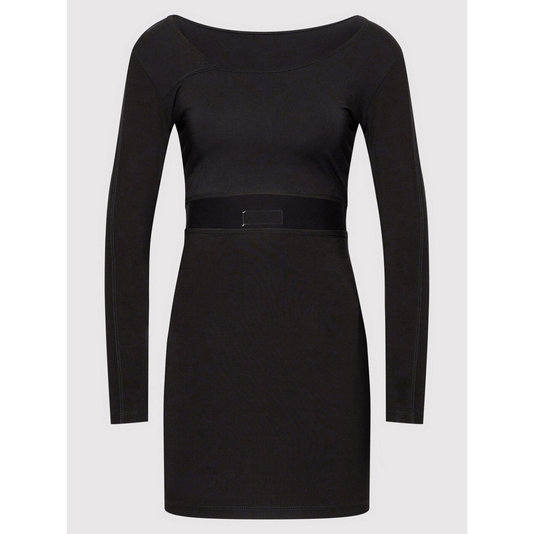LaBellaMafia Ежедневна рокля 21703 Черен Slim Fit - Pepit.bg