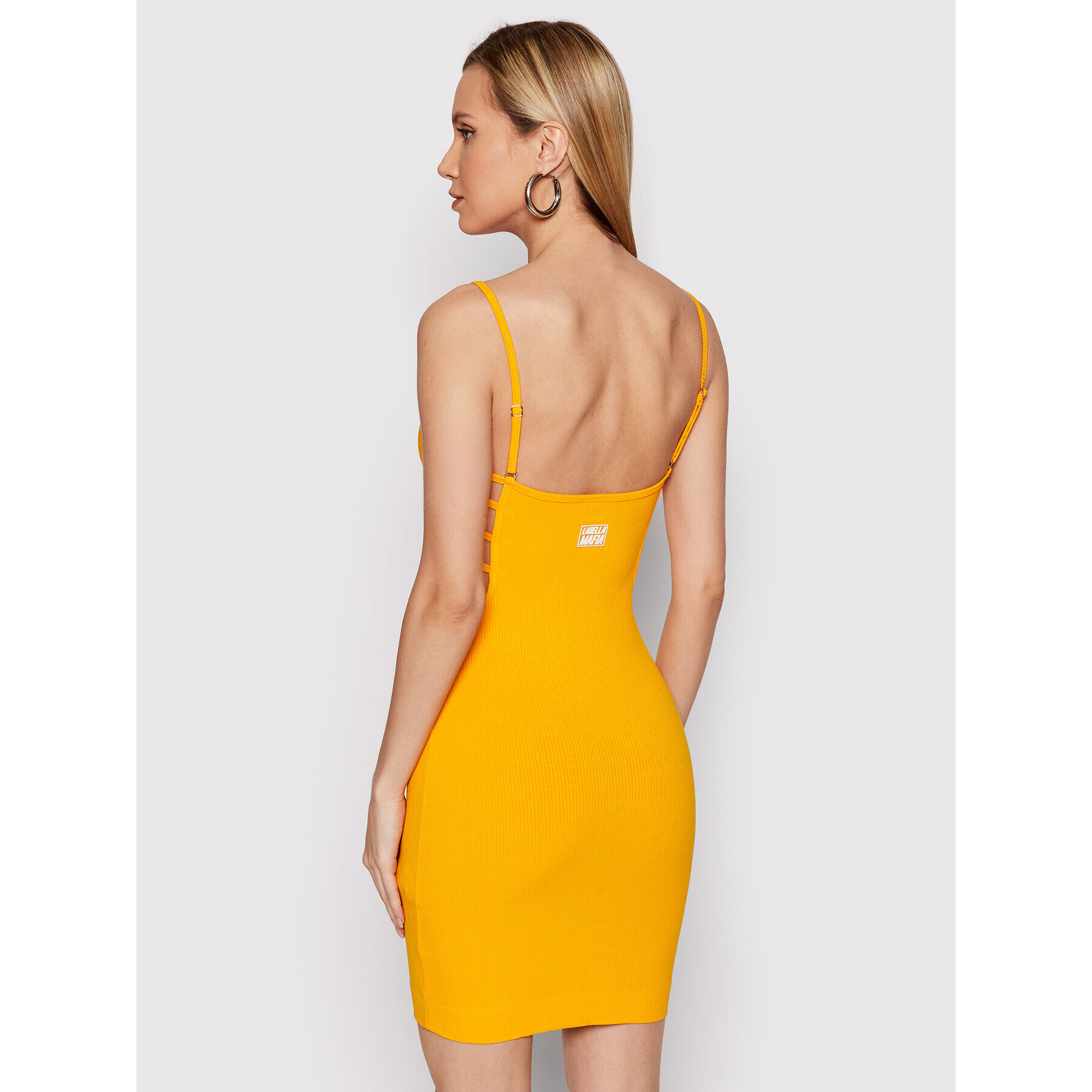 LaBellaMafia Ежедневна рокля 23744 Жълт Slim Fit - Pepit.bg