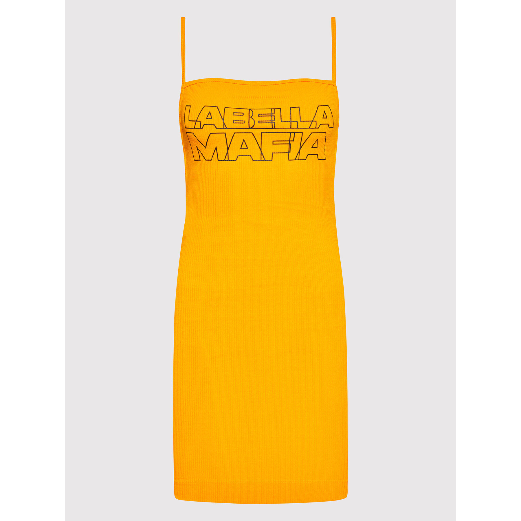 LaBellaMafia Ежедневна рокля 23744 Жълт Slim Fit - Pepit.bg