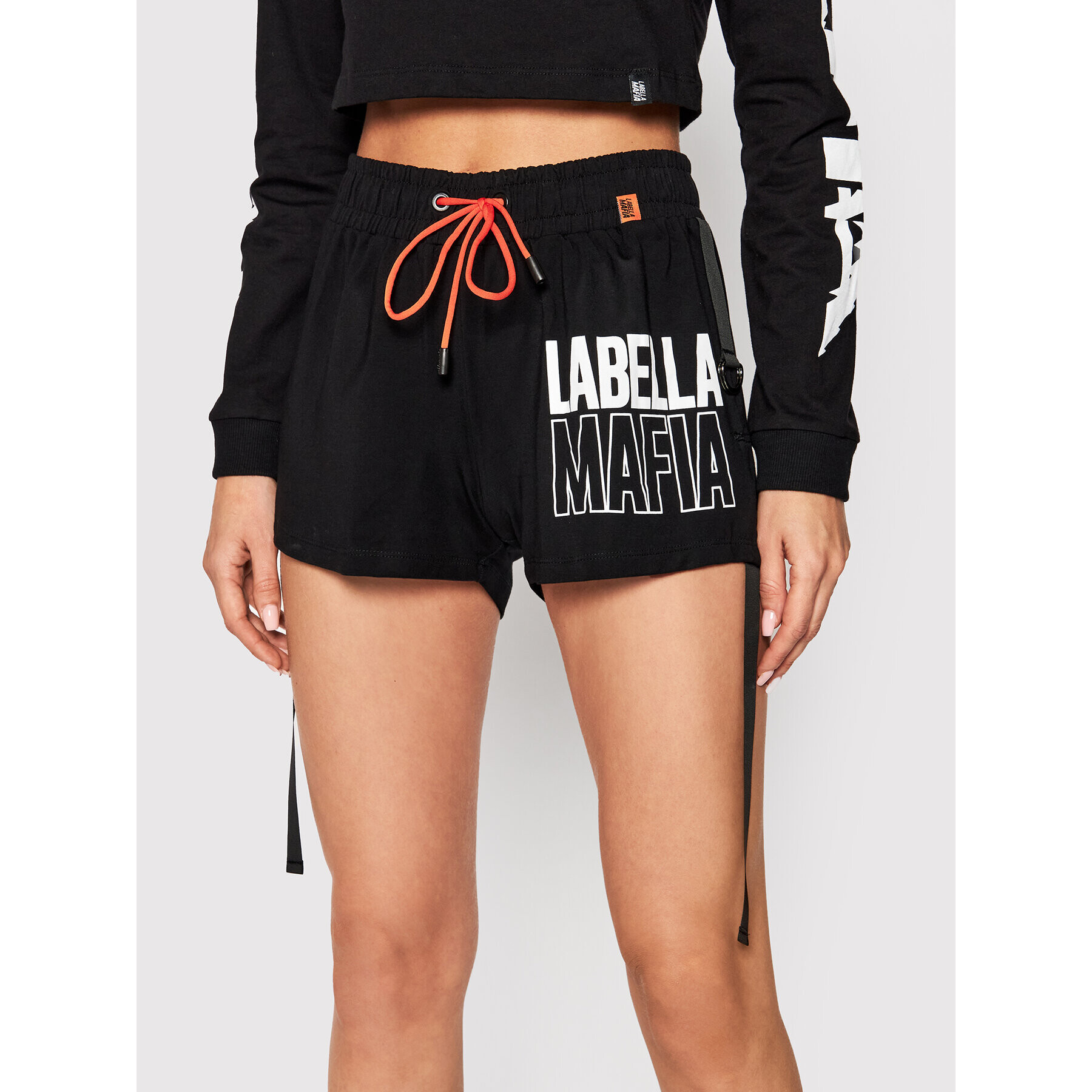 LaBellaMafia Спортни шорти 23012 Черен Regular Fit - Pepit.bg