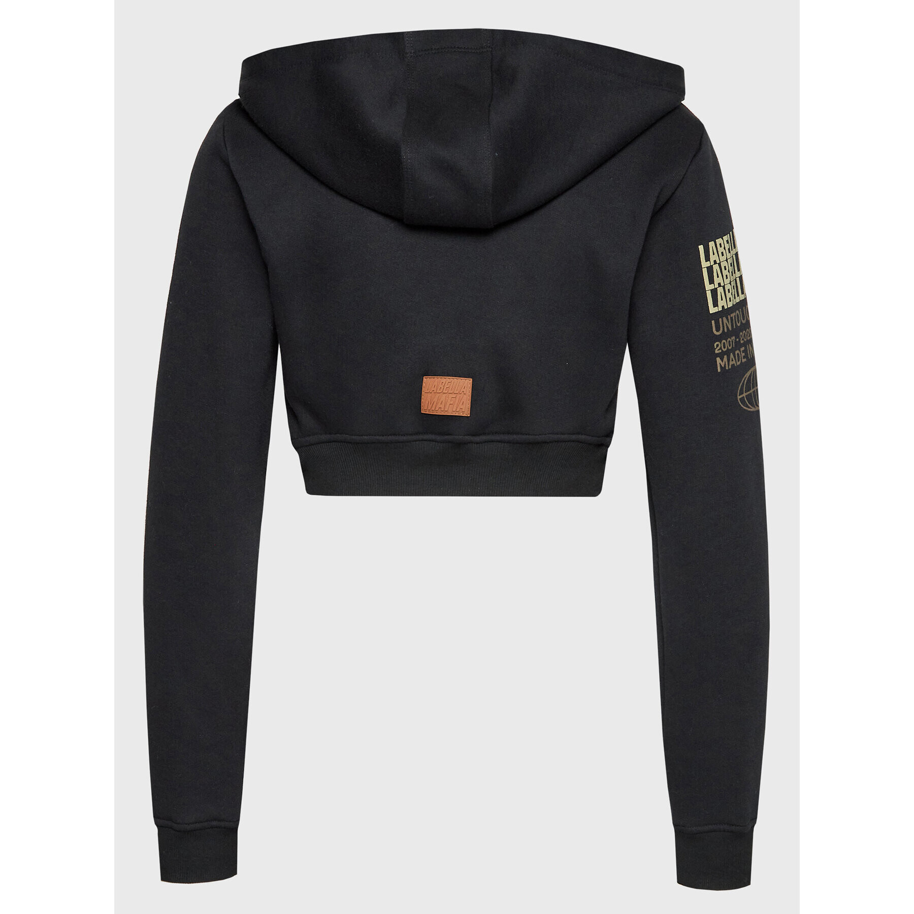 LaBellaMafia Суитшърт 25638 Черен Regular Fit - Pepit.bg