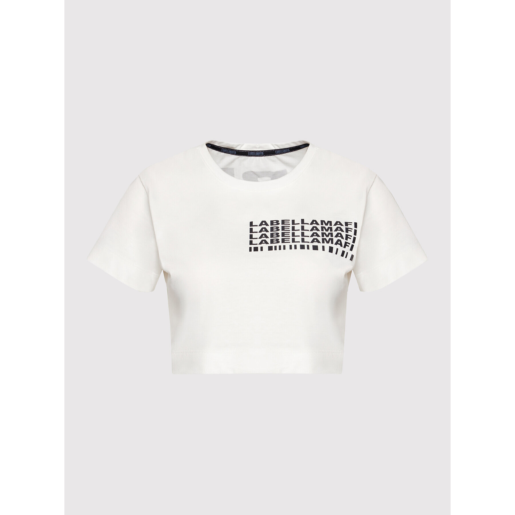LaBellaMafia Тишърт 21680 Бял Regular Fit - Pepit.bg