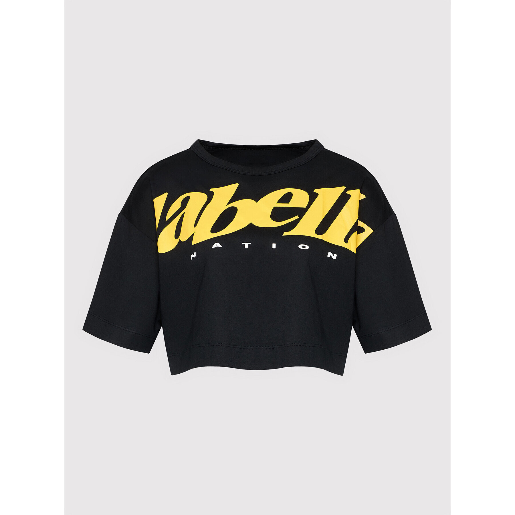 LaBellaMafia Тишърт 21716 Черен Relaxed Fit - Pepit.bg
