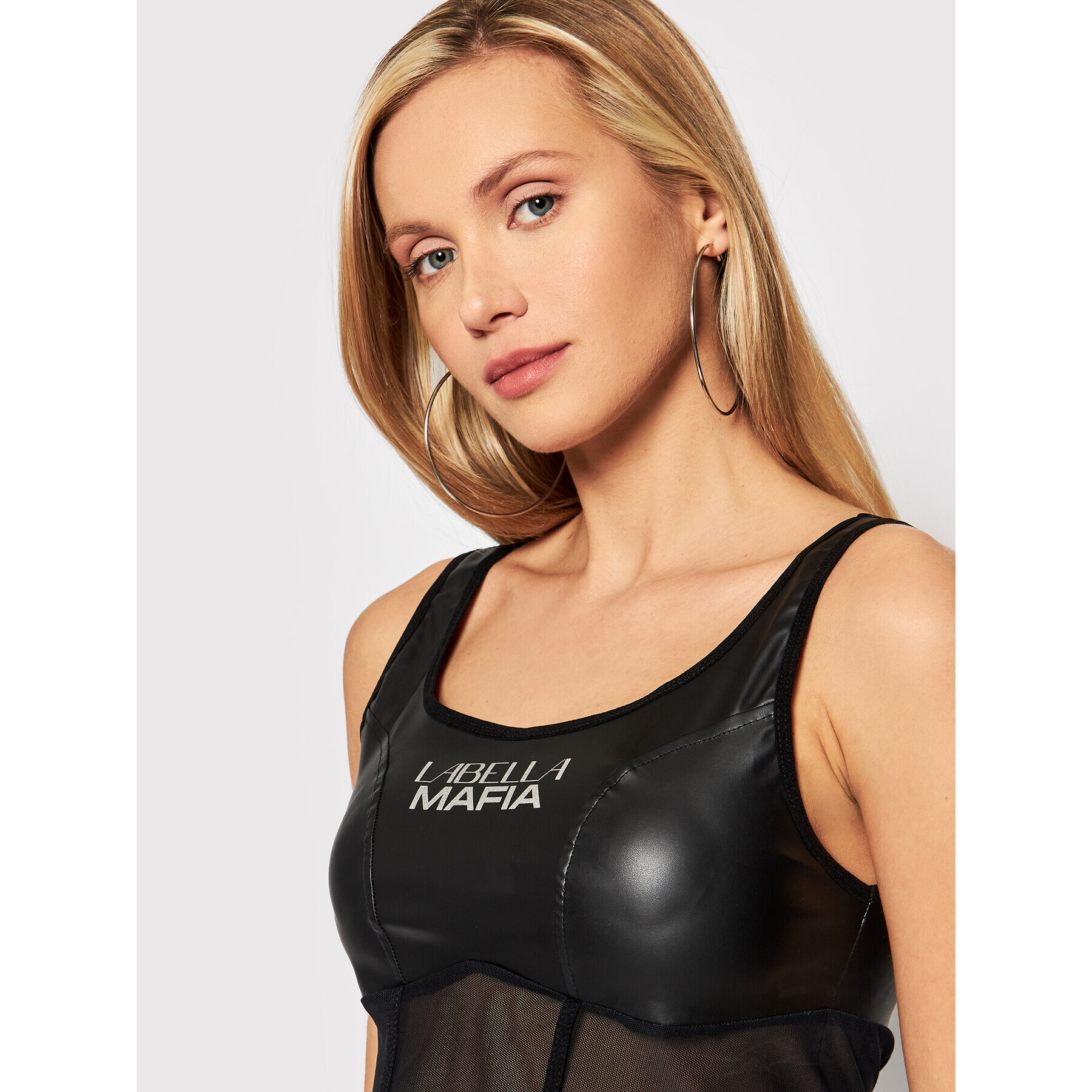 LaBellaMafia топ 23058 Черен Regular Fit - Pepit.bg