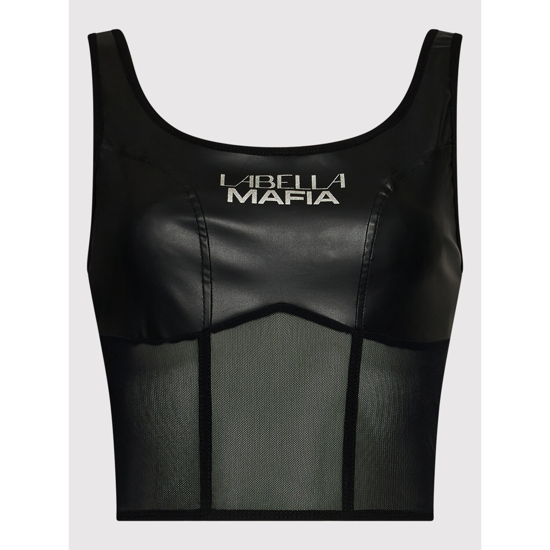 LaBellaMafia топ 23058 Черен Regular Fit - Pepit.bg