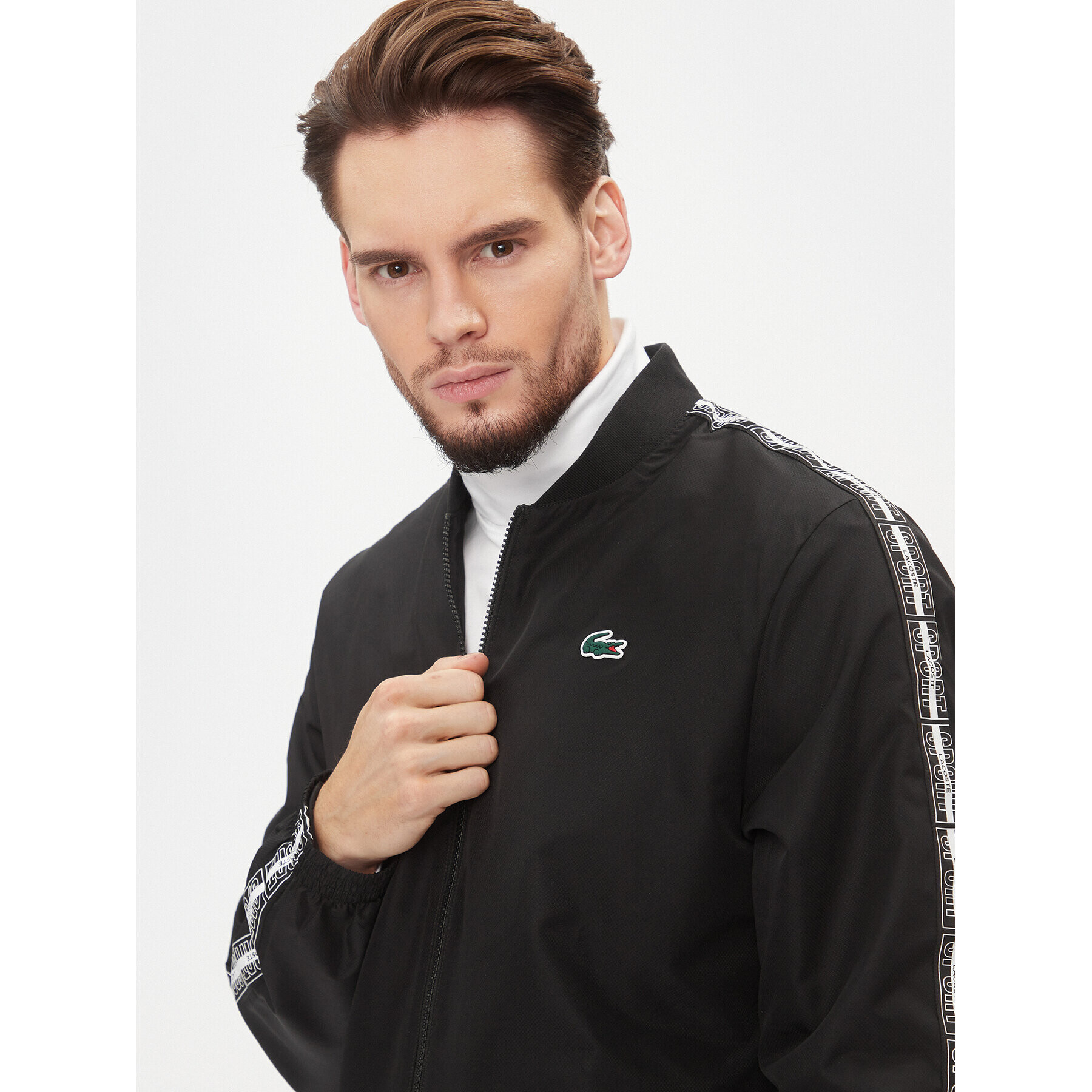 Lacoste Анцуг WH1792 Черен Regular Fit - Pepit.bg