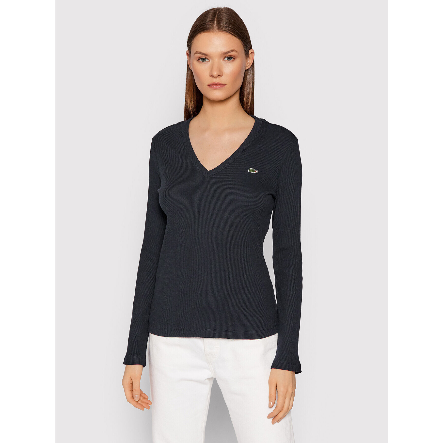 Lacoste Блуза TF2317 Тъмносин Regular Fit - Pepit.bg