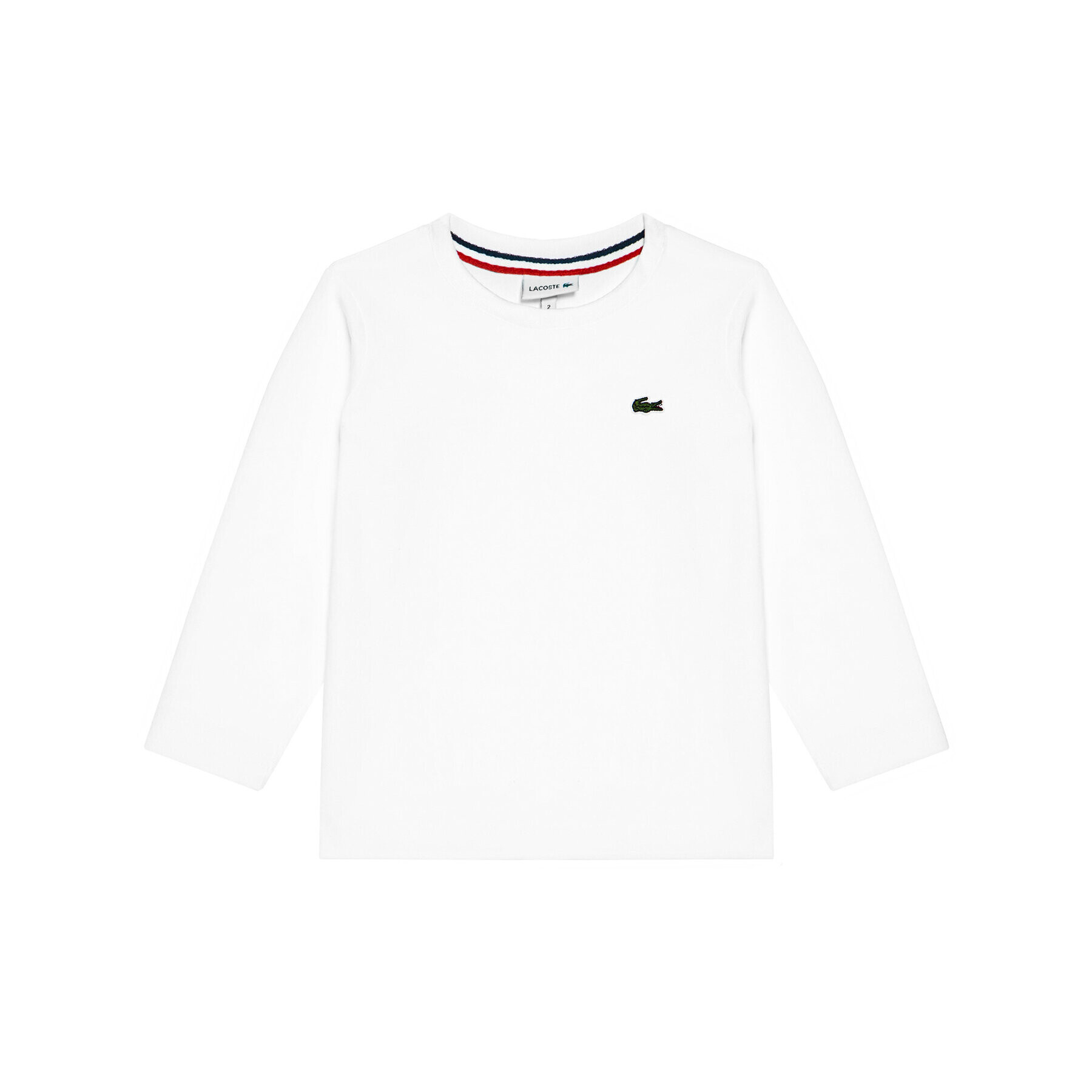 Lacoste Блуза Unisex TJ2093 Бял Regular Fit - Pepit.bg