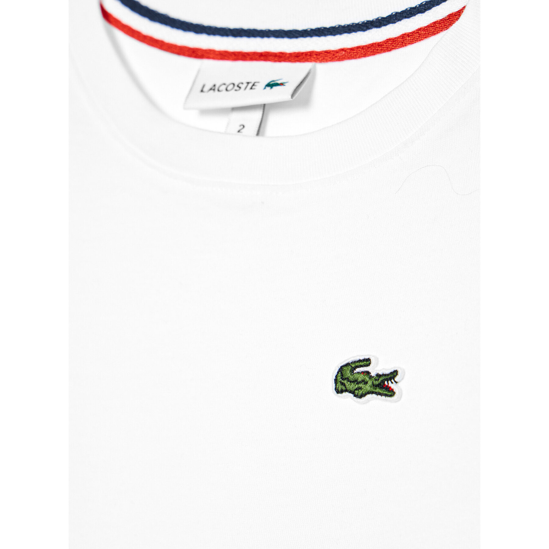 Lacoste Блуза Unisex TJ2093 Бял Regular Fit - Pepit.bg